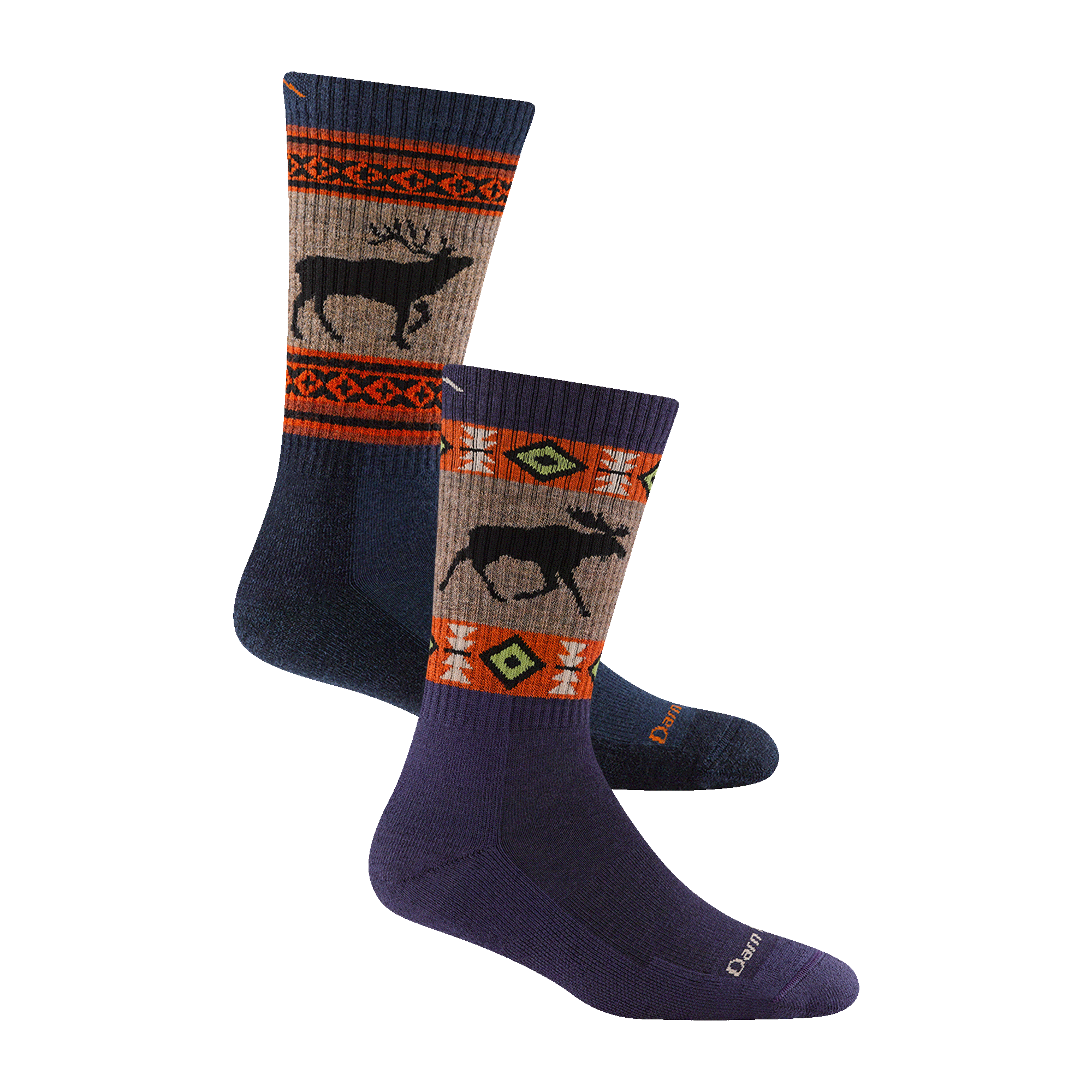 Darn Tough Socks Men's and Women's Hiker Boot Sock 2-Pack Hiking Socks