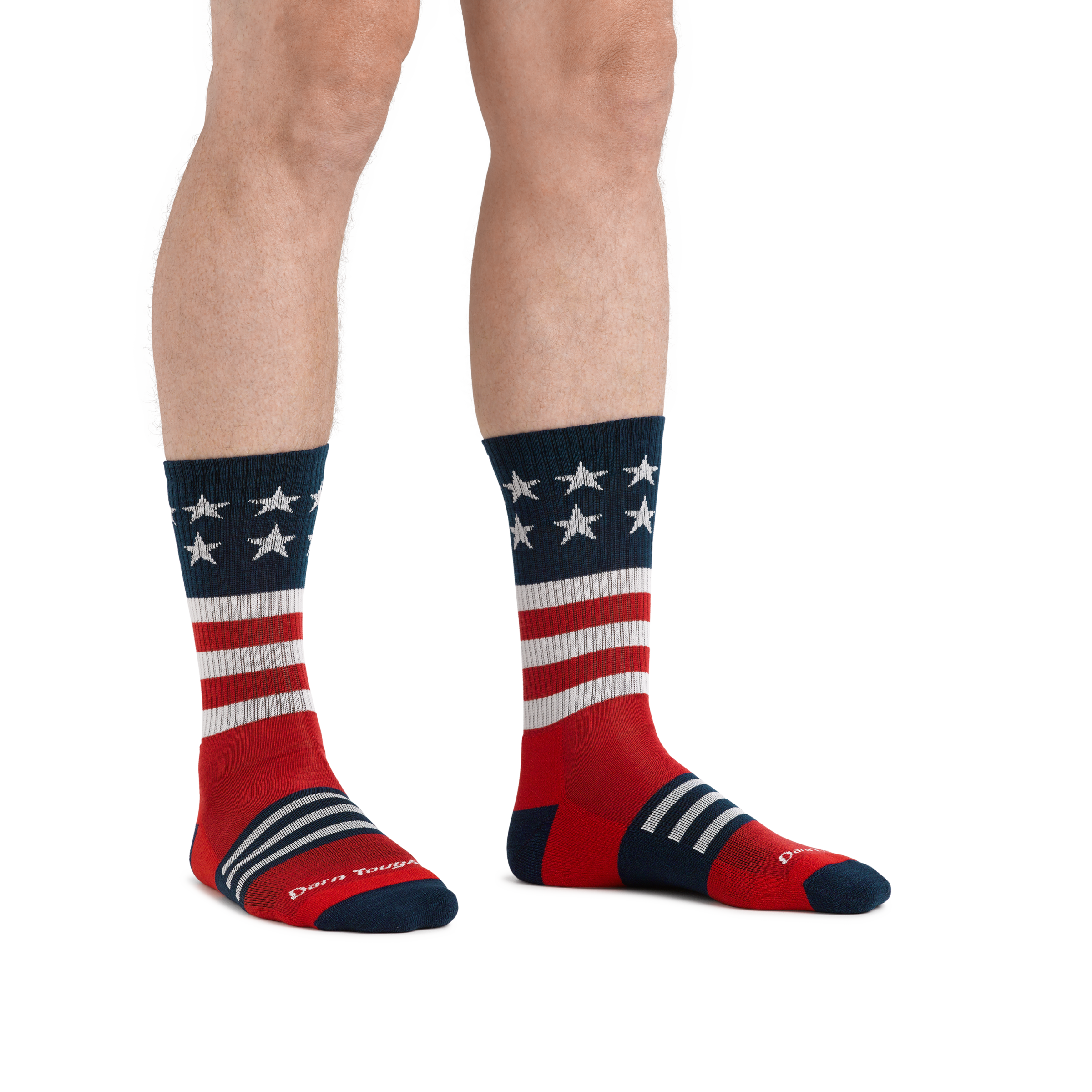 Darn Tough Socks Men's Captain Stripe Micro Crew Lightweight Hiking Socks - Image 2