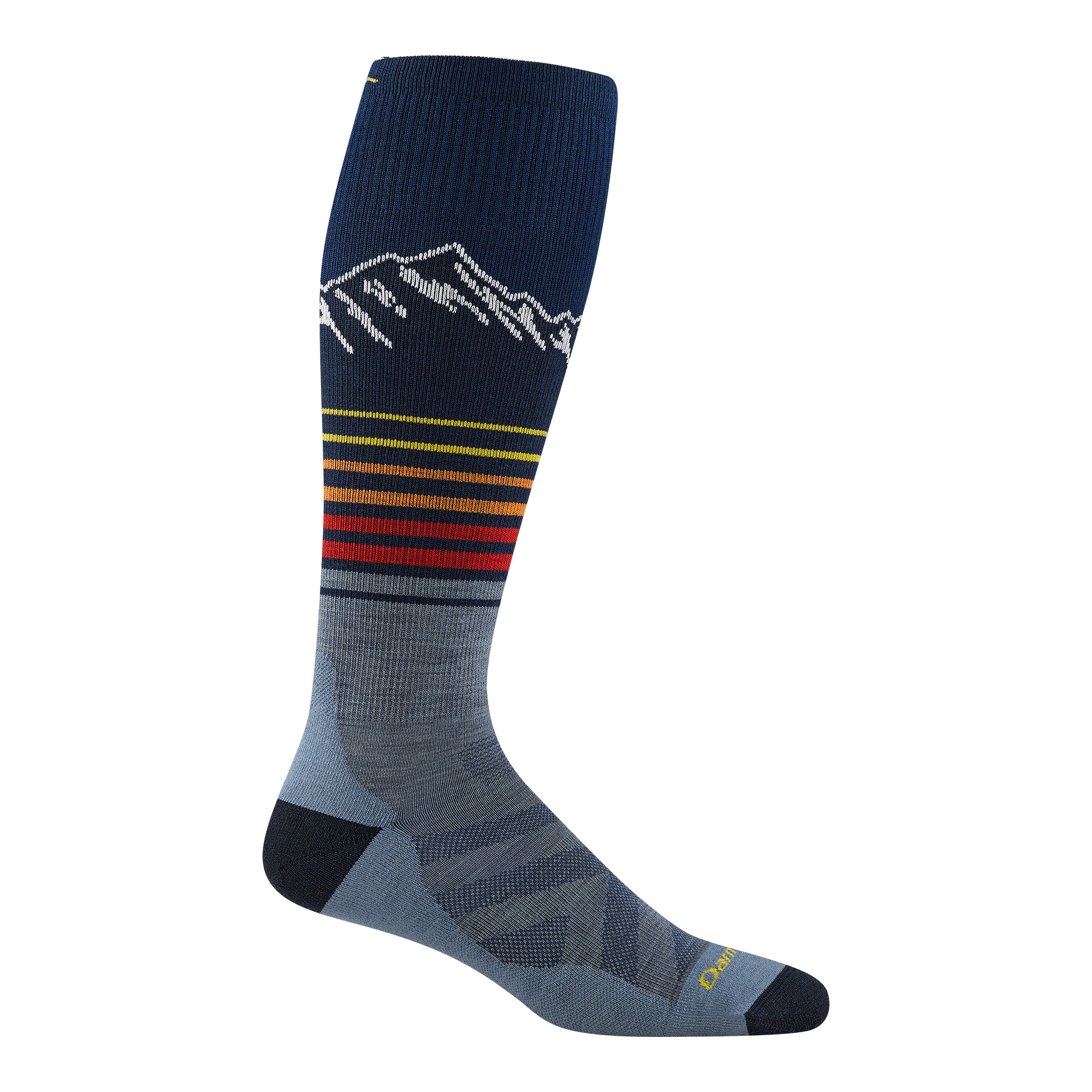 Darn Tough Socks Men's Steep Lines Over-the-Calf Lightweight Ski & Snowboard Socks