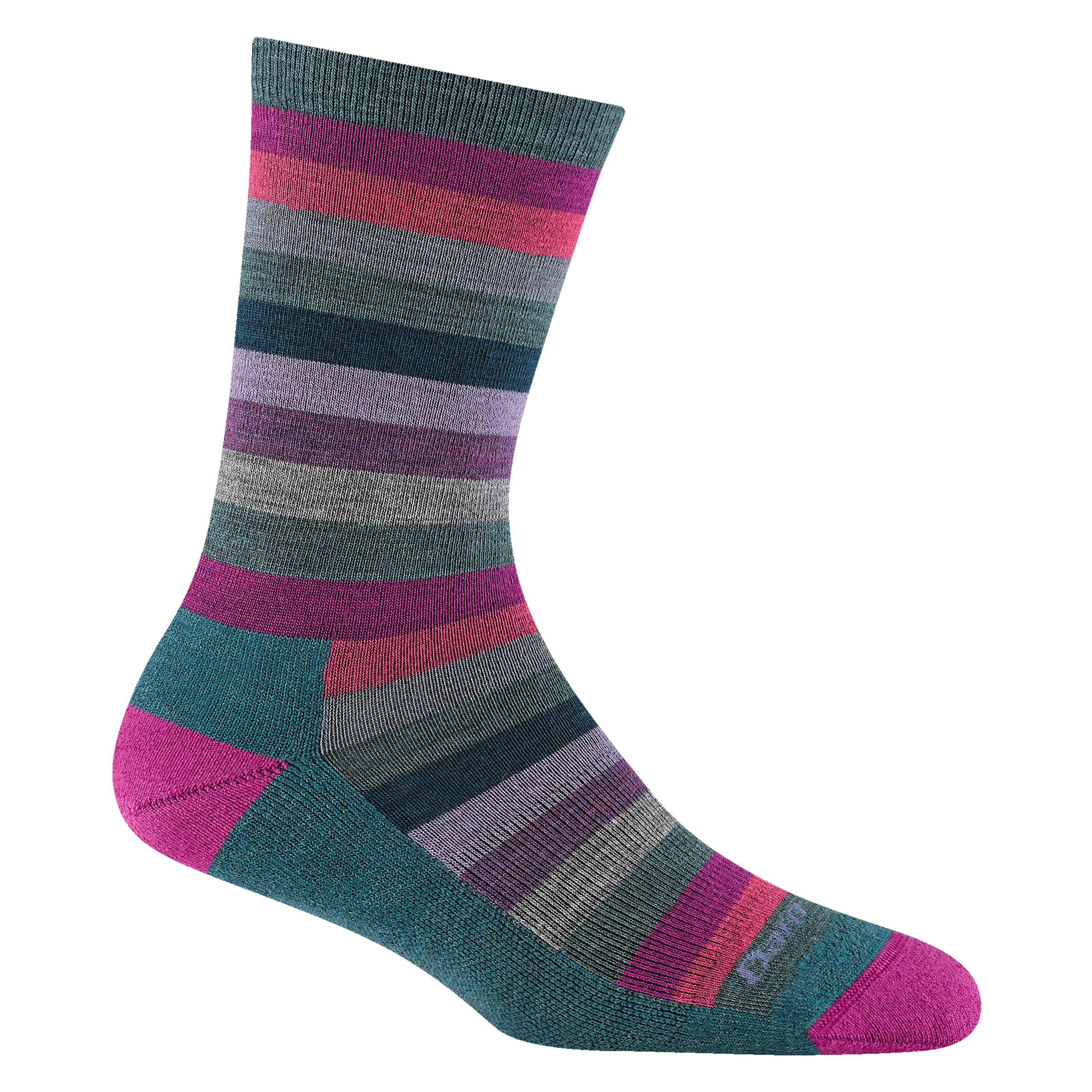 Darn Tough Socks Women's Mystic Stripe Crew Lightweight Lifestyle Socks - Image 2