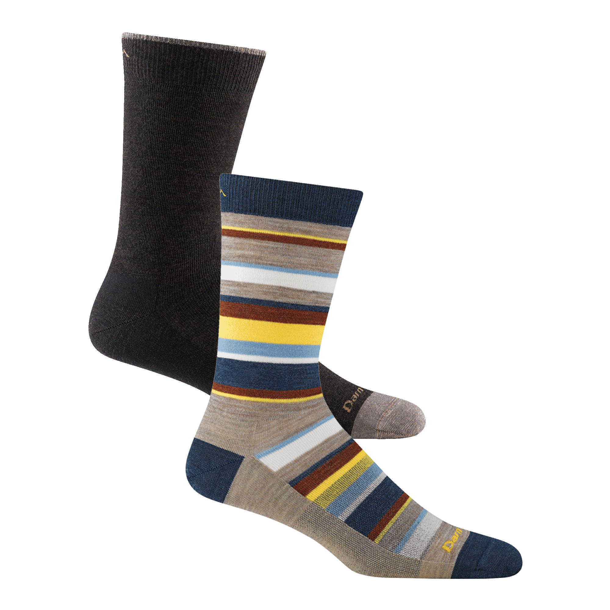 Darn Tough Socks Men's Lightweight Lifestyle No Cushion 2-Pack