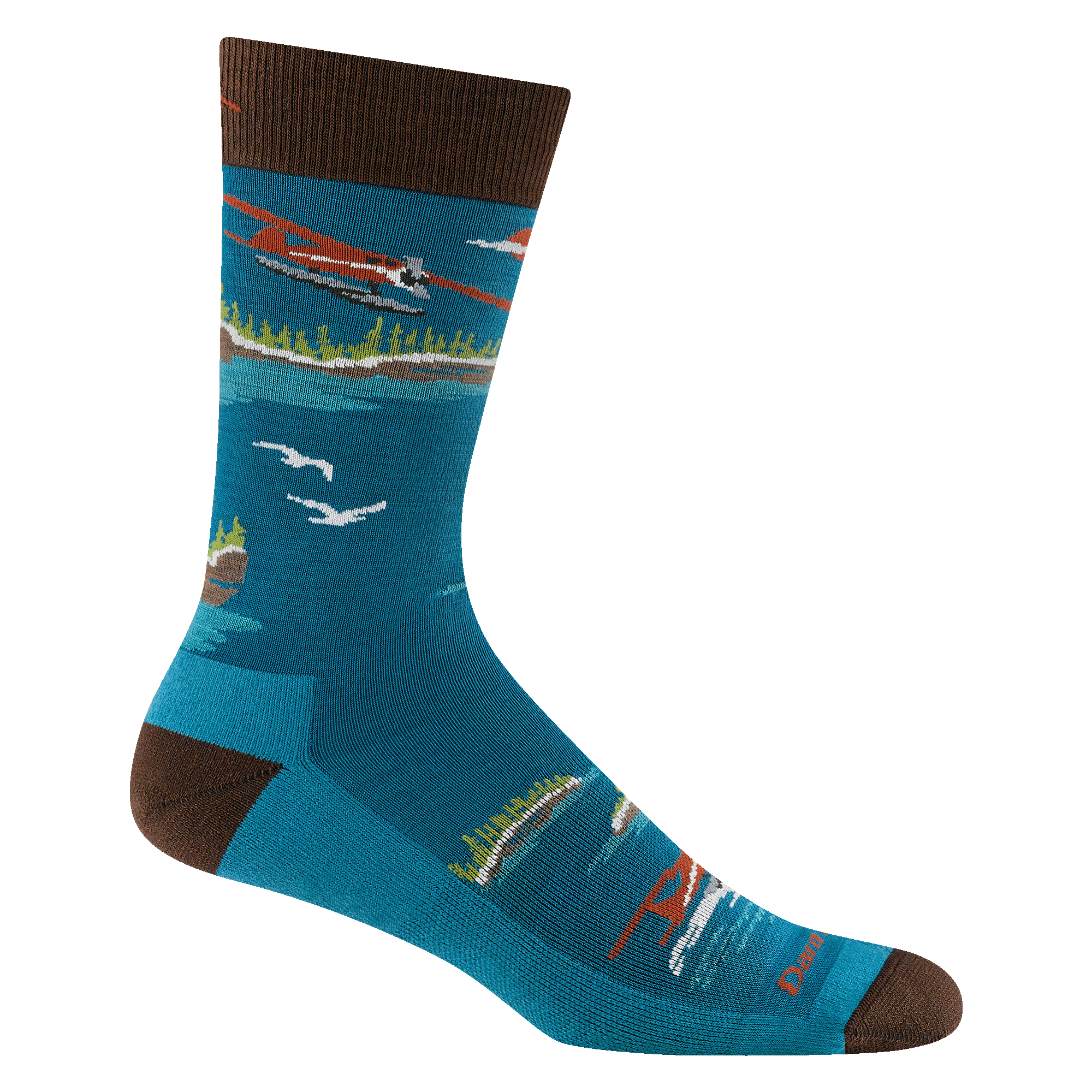Darn Tough Socks Men's Float Boat Crew Lightweight Lifestyle Socks-Last Chance