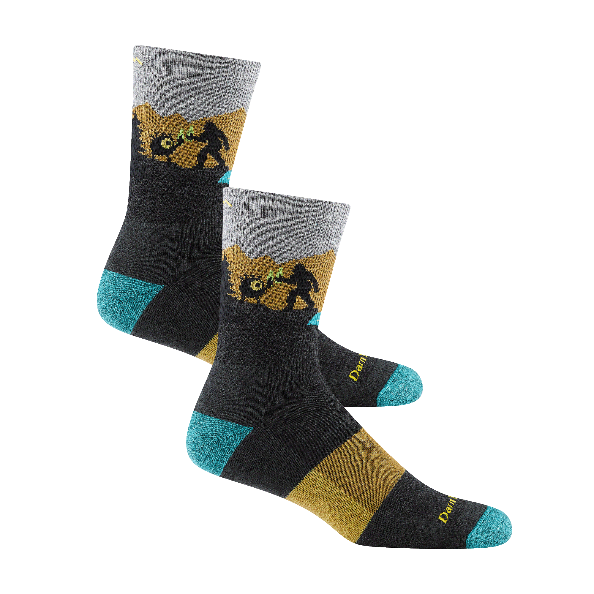 Darn Tough Socks Men’s Close Encounter Micro Crew Hiking 2-Pack - Image 2