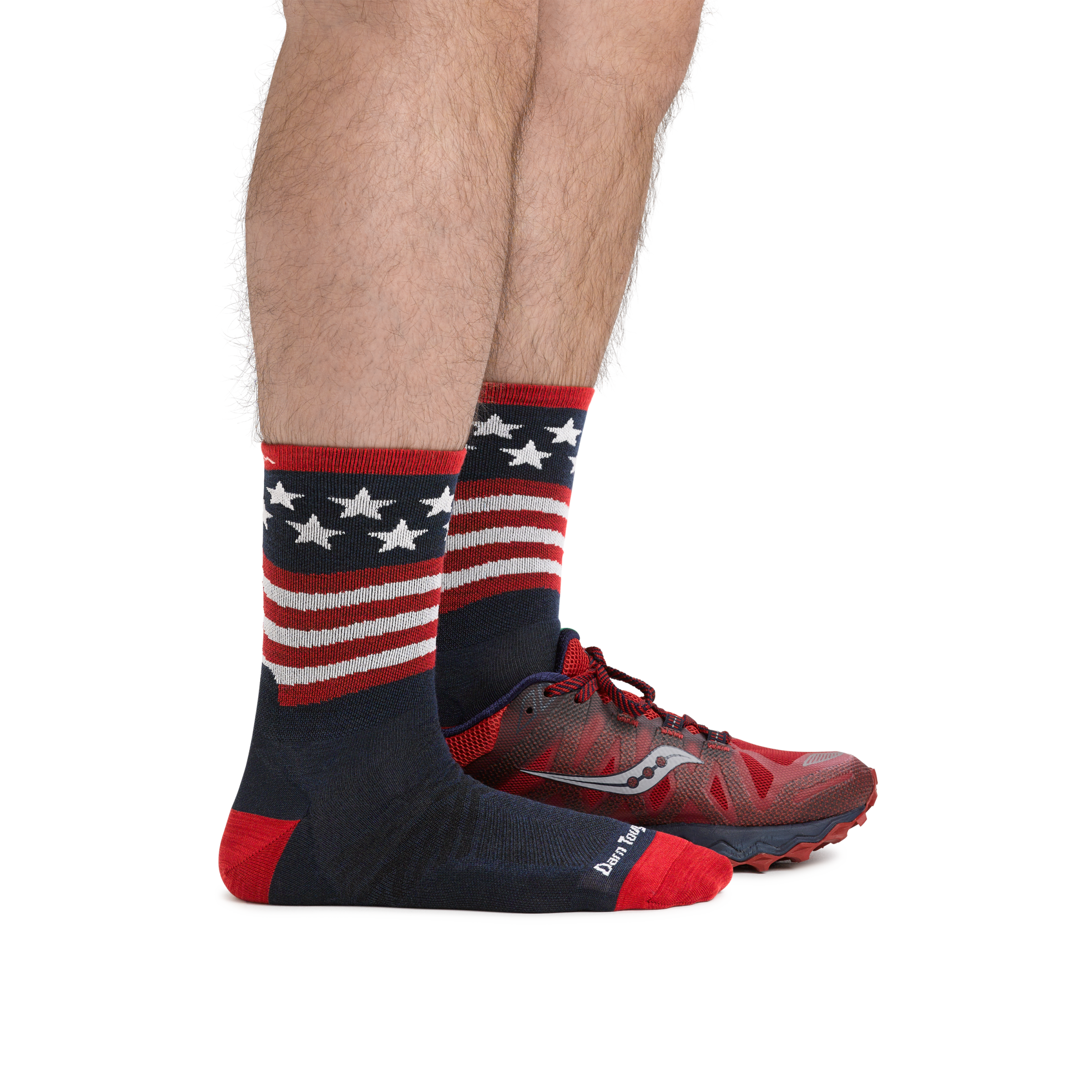 Darn Tough Socks Men's Patriot Micro Crew Ultra-Lightweight Running Socks - Image 3