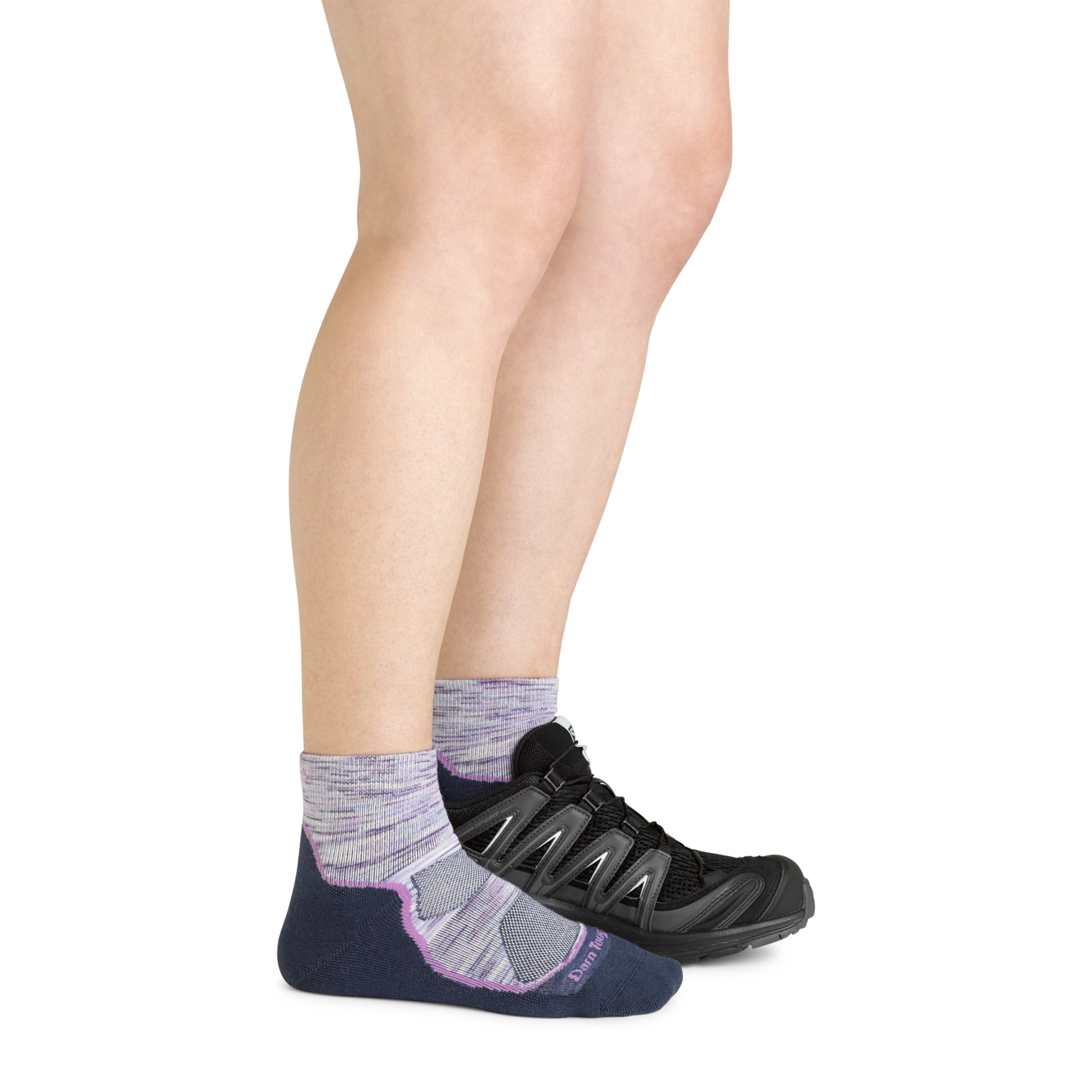 Darn Tough Socks Women's Light Hiker Quarter Lightweight Hiking Sock - Last Chance - Image 2