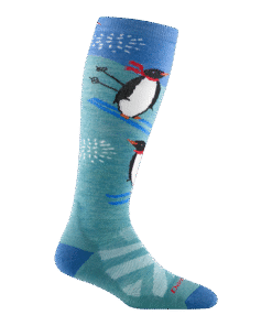 Darn Tough Socks Women's Penguin Peak Over-The-Calf Midweight Ski & Snowboard Sock-Last Chance