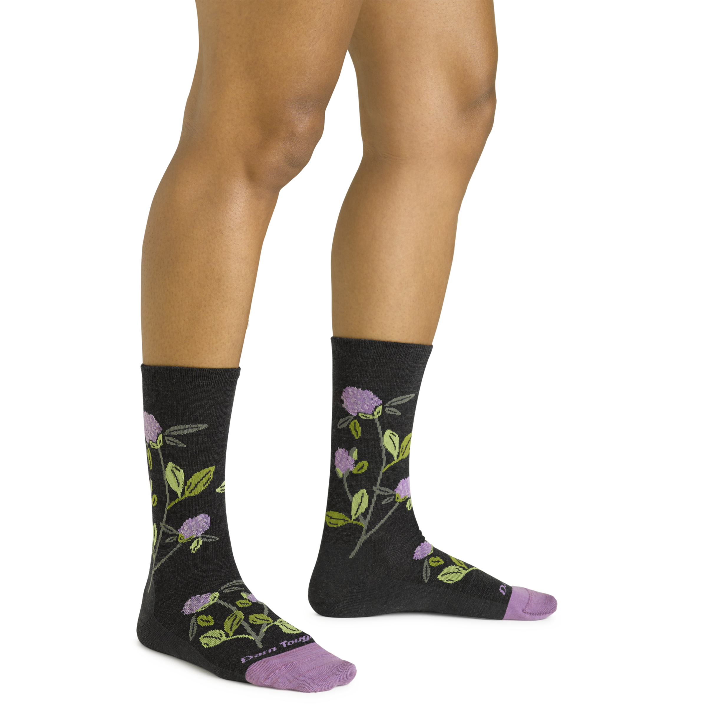 Darn Tough Socks Women's Blossom Bouquet Lifestyle Crew 3-Pack - Image 6