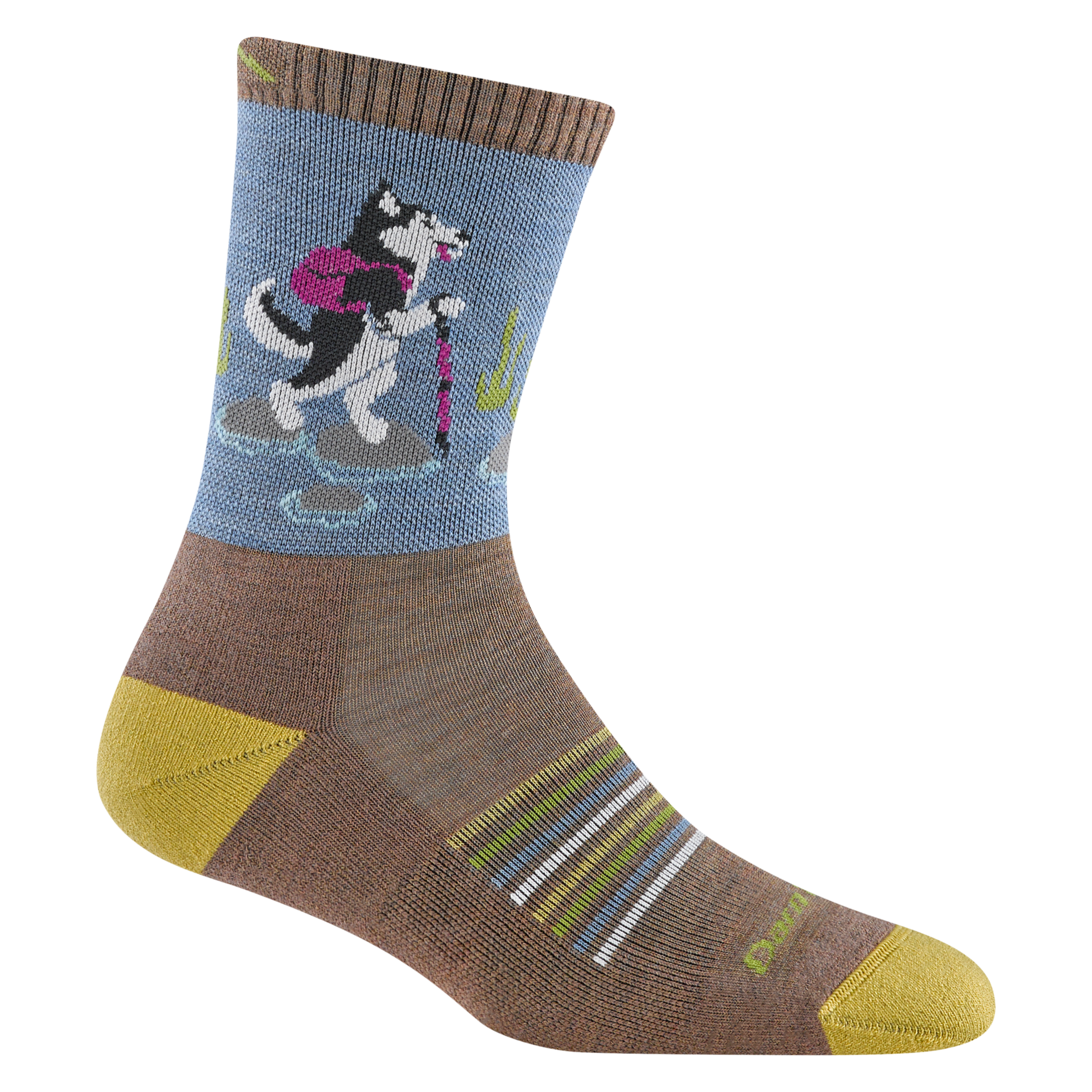 Darn Tough Socks Women's Critter Club Micro Crew Lightweight Hiking Socks - Image 2