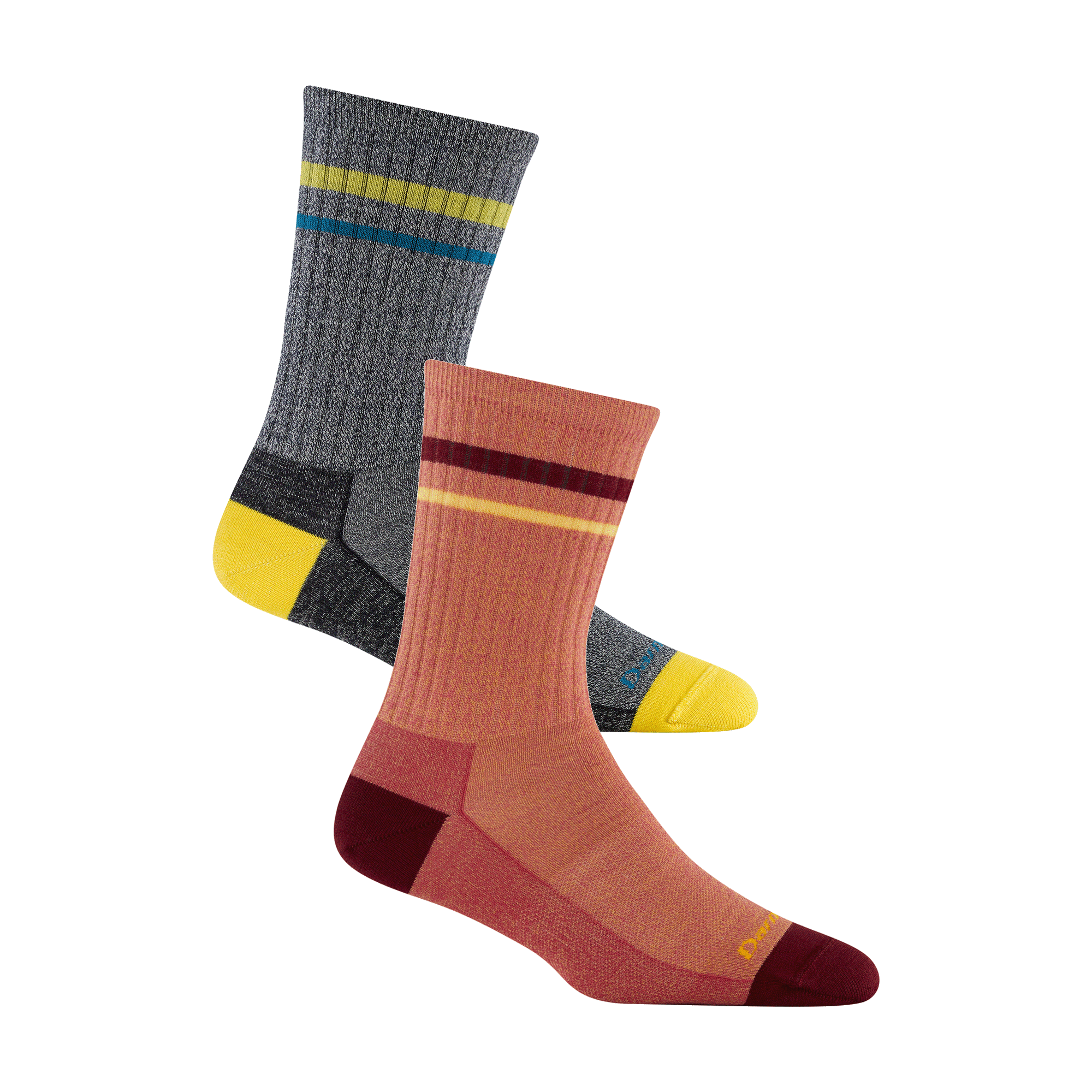 Darn Tough Socks Women's Limited Edition Twisted Lifestyle Crew 2-Pack - Image 4