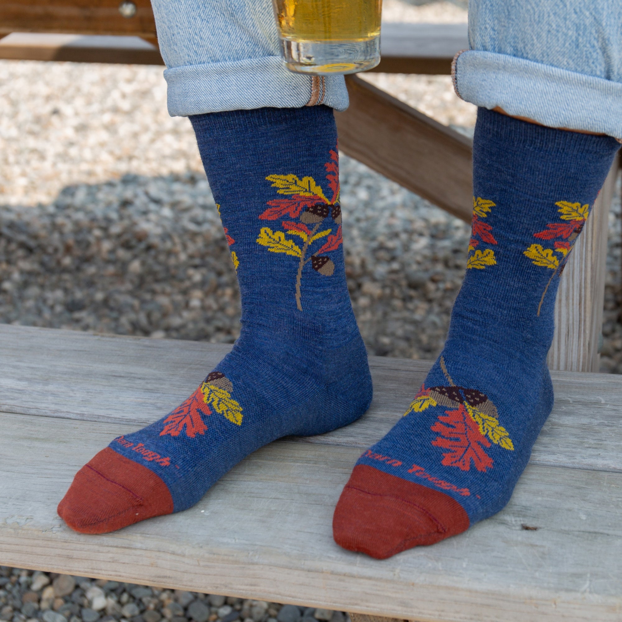 Darn Tough Socks Women's Blossom Crew Lightweight Lifestyle Socks - Image 2
