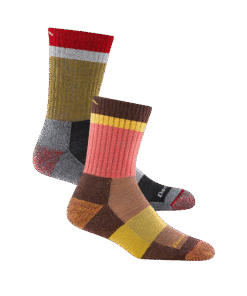 Darn Tough Socks Men's and Women's Lightweight Micro Crew 2-Pack