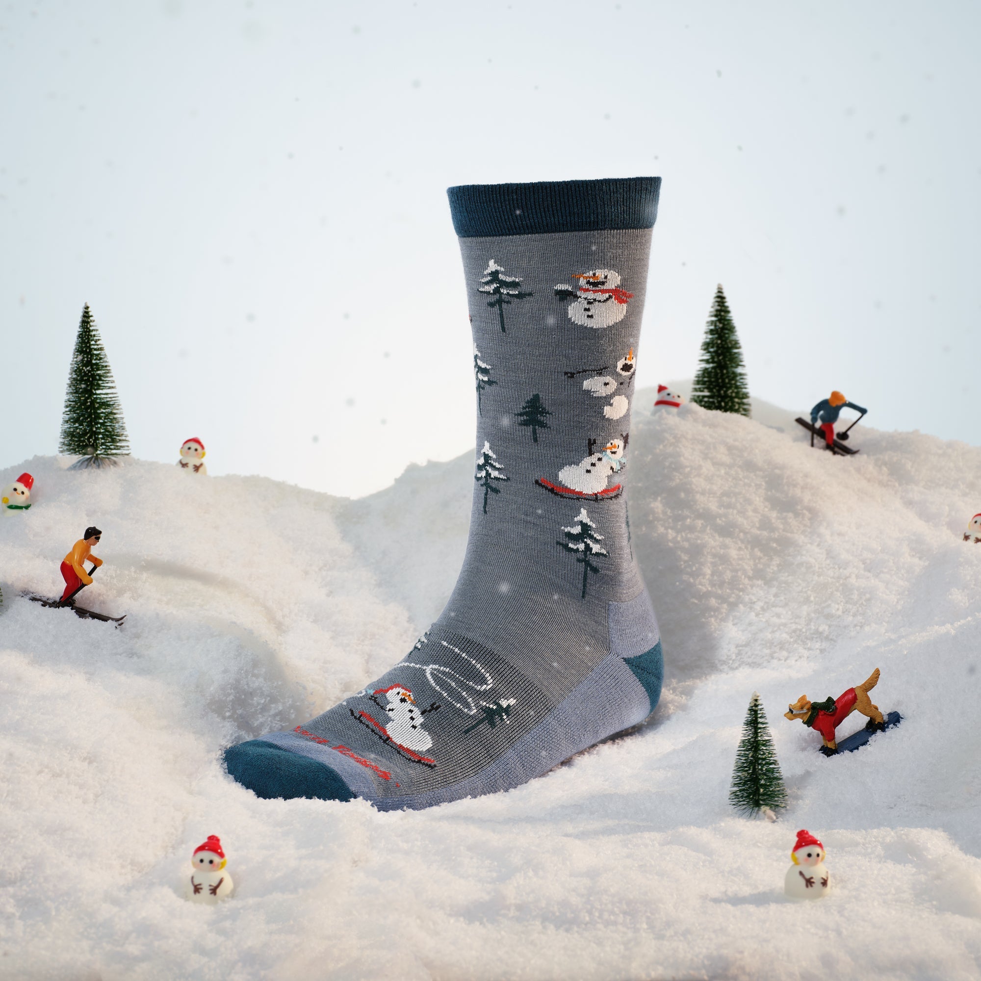 Darn Tough Socks Men's Sled Head Crew Lightweight Lifestyle Socks - Image 3