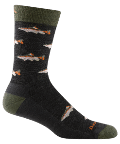 Darn Tough Socks Men's Spey Fly Crew Lightweight Lifestyle Socks