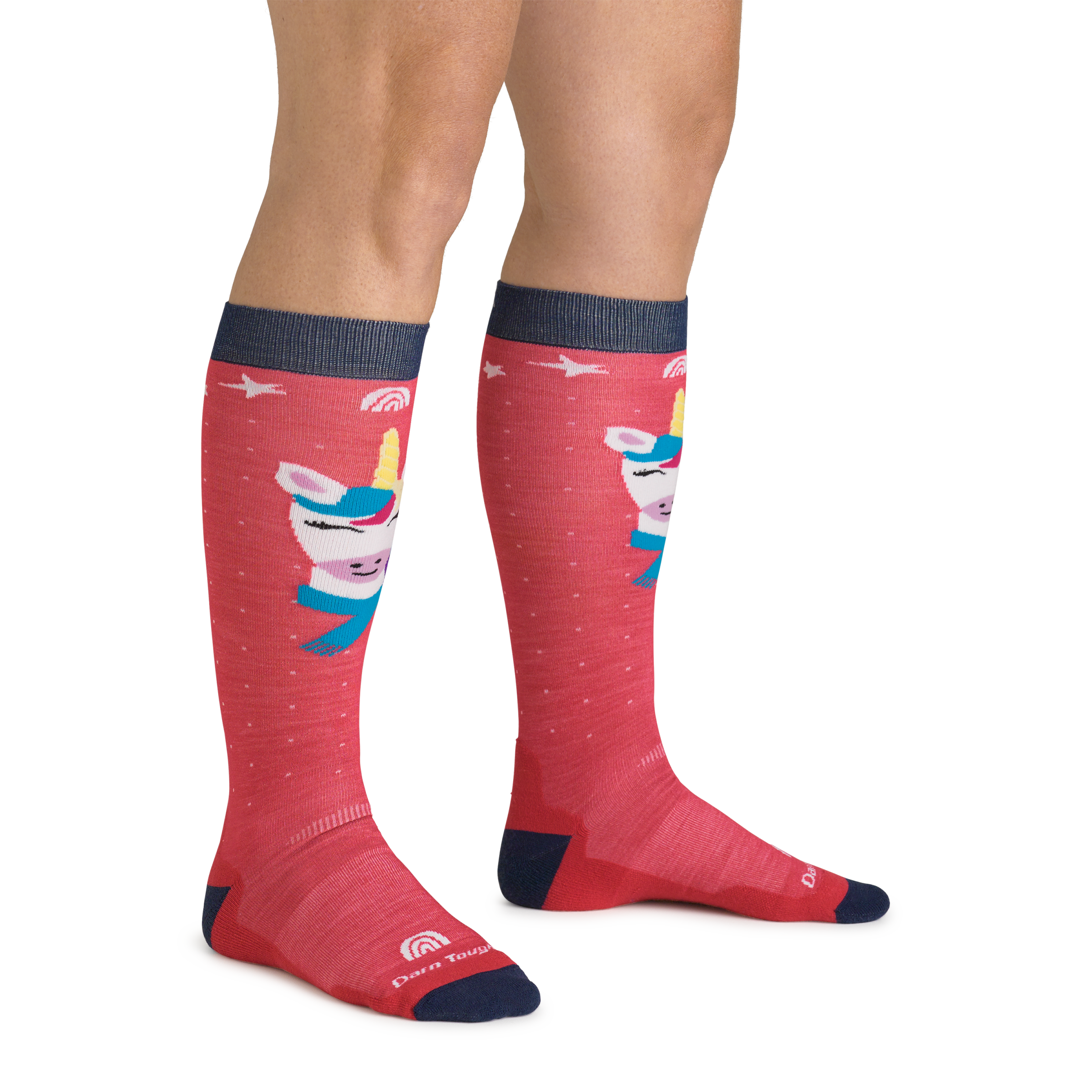 Darn Tough Socks Kids Magic Mountain Over-the-Calf Midweight Ski & Snowboard Socks - Image 3
