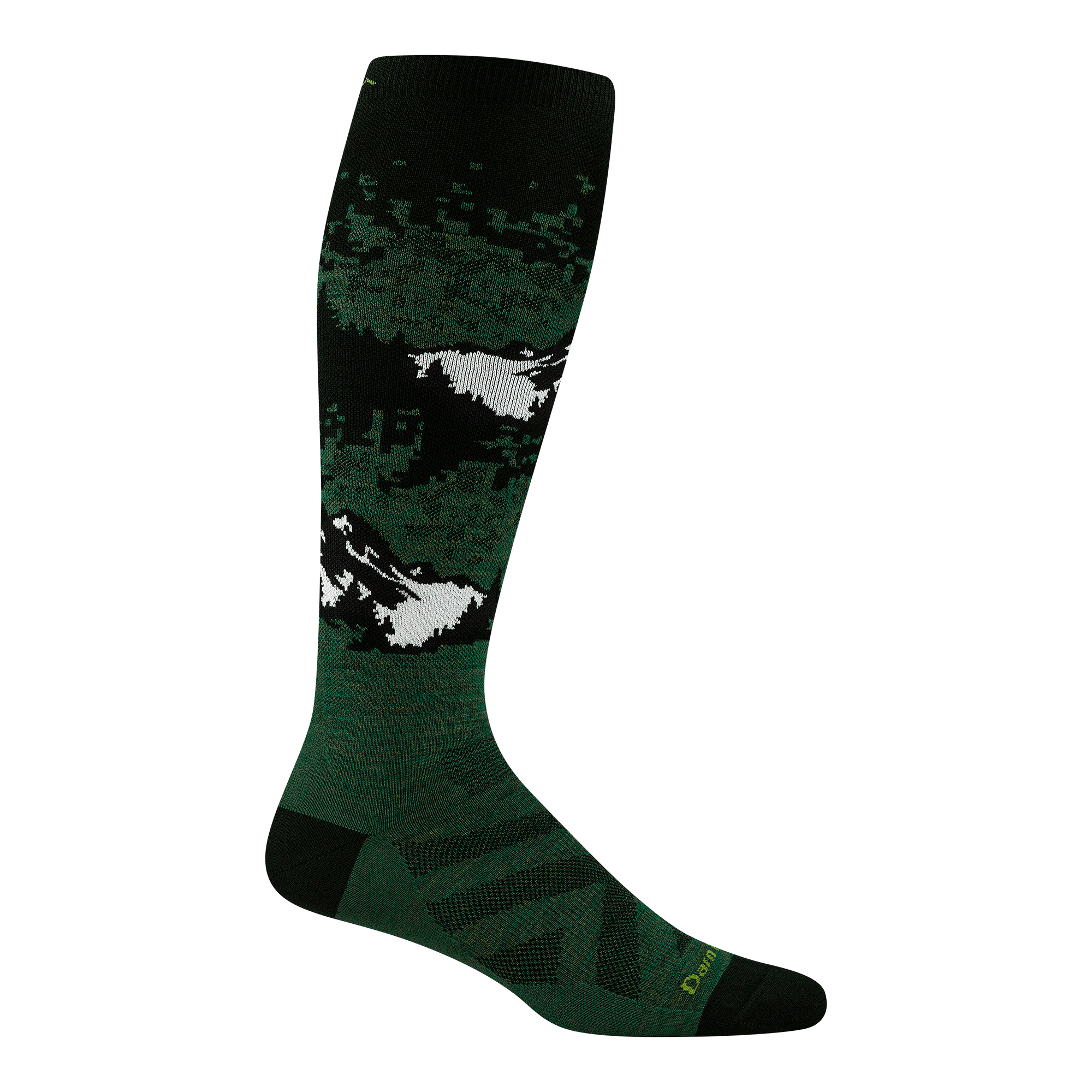 Darn Tough Socks Men's Cold Smoke Over-the-Calf Lightweight Ski & Snowboard Socks - Image 2