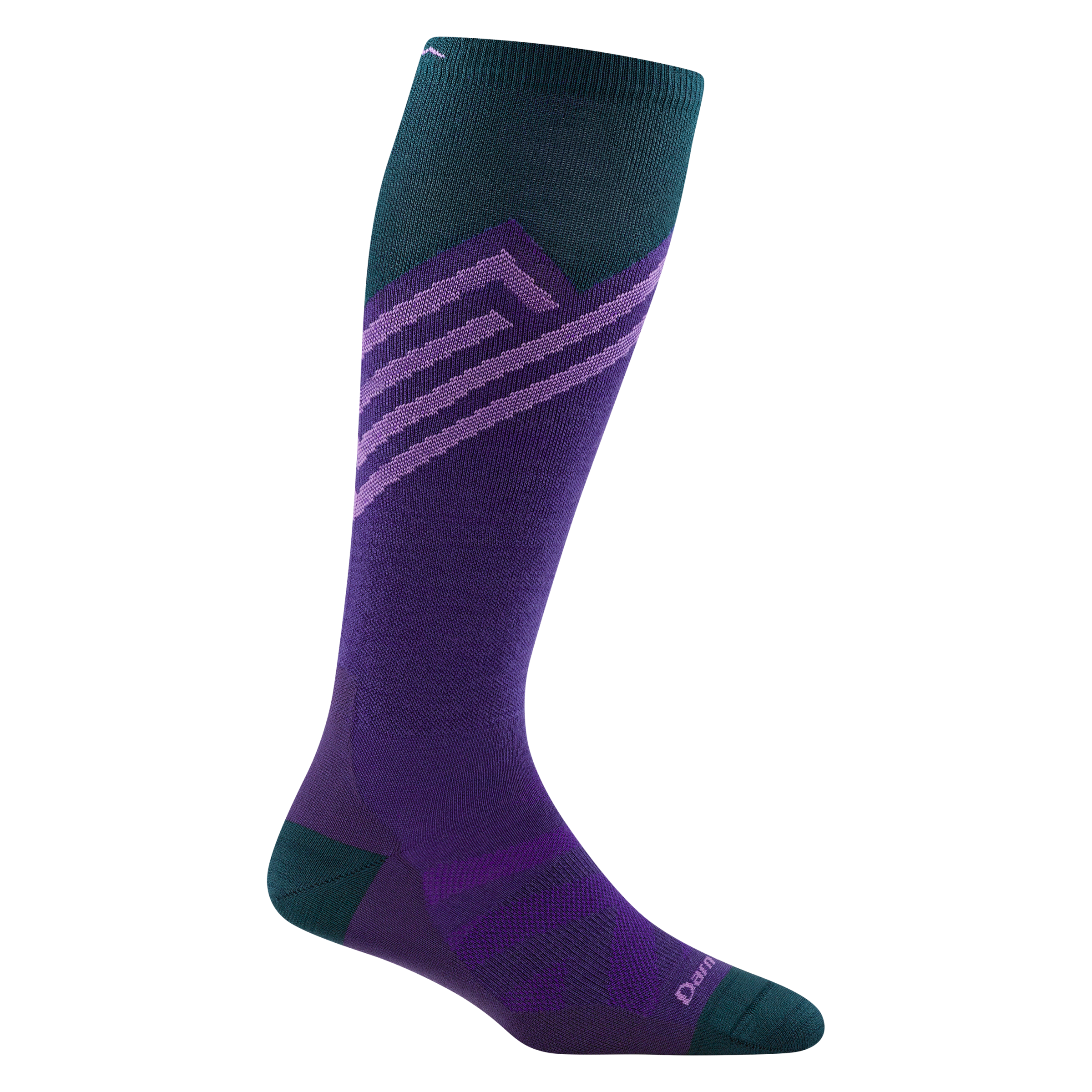 Darn Tough Socks Women's Peaks Over-The-Calf Ultra-Lightweight Ski & Snowboard Sock-Last Chance