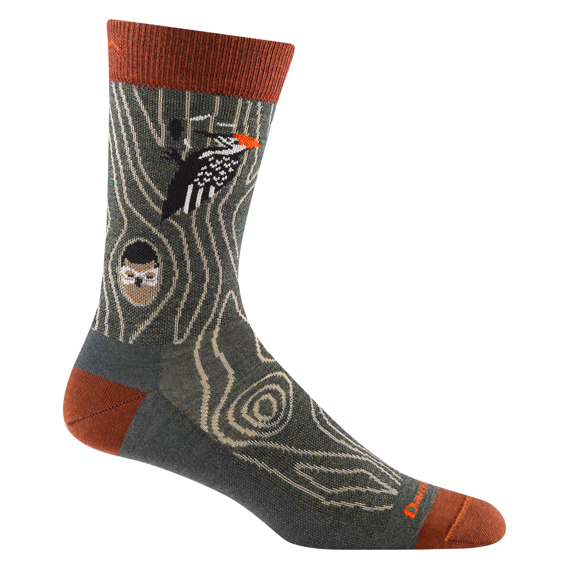 Darn Tough Socks Men's Woody Crew Lightweight Lifestyle Socks