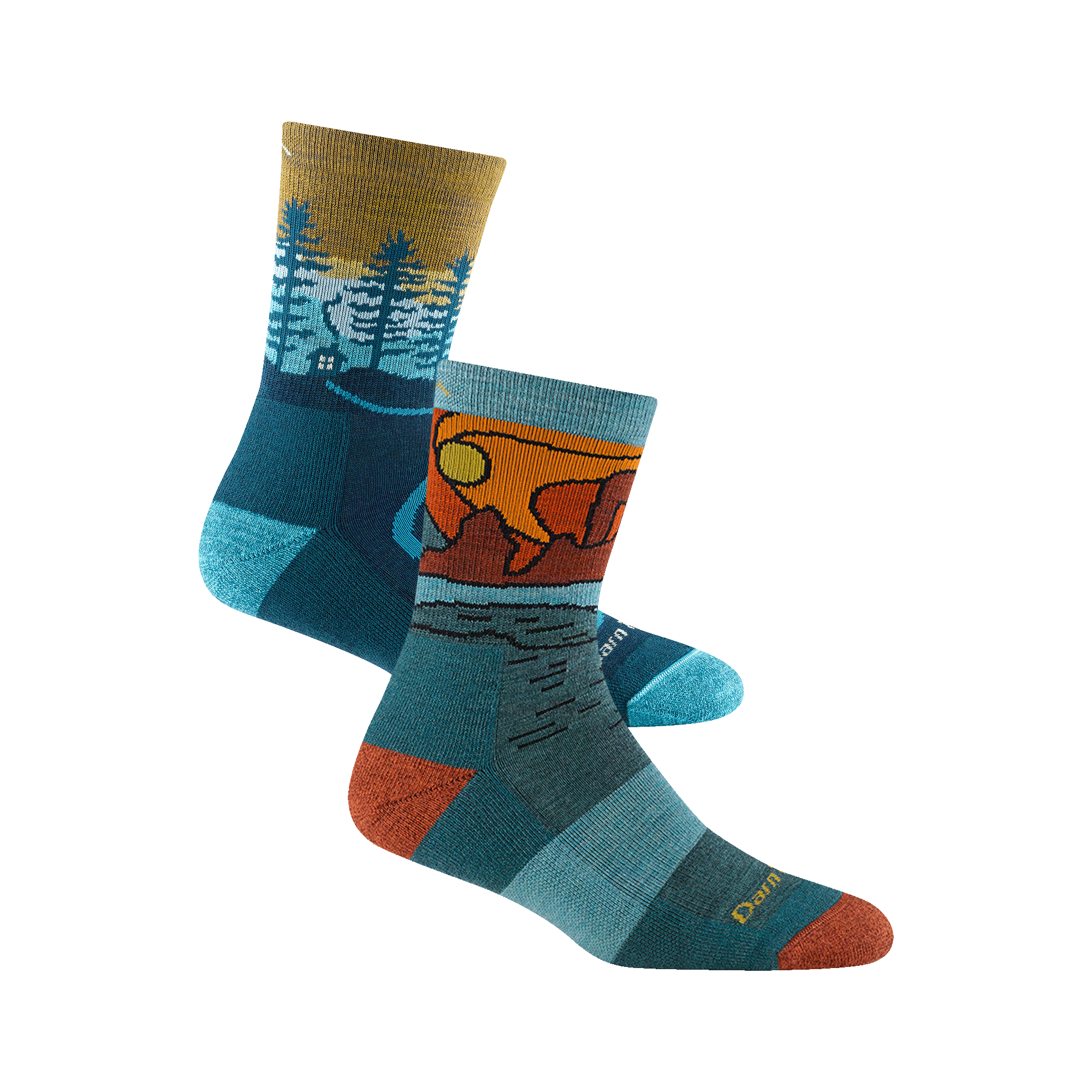 Darn Tough Socks Women's Midweight Micro Crew 2-Pack
