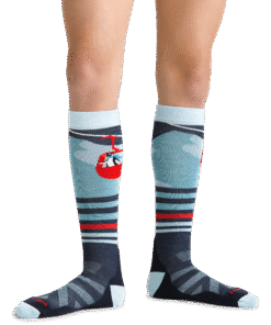 Alternative view of Darn Tough Socks Kids Skipper Over-the-Calf  Midweight Ski & Snowboard Sock-Last Chance