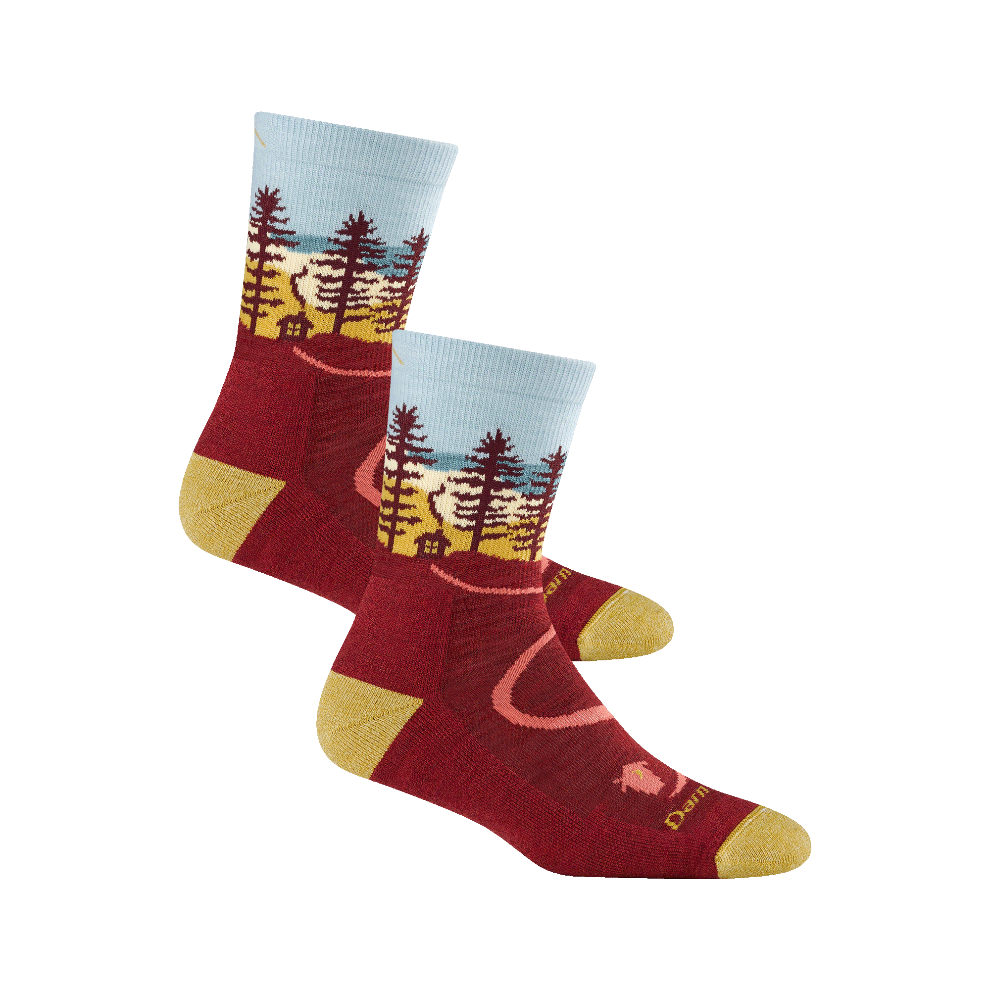 Darn Tough Socks Women's Limited Edition Northwoods Hiking Sock 2-Pack - Image 4