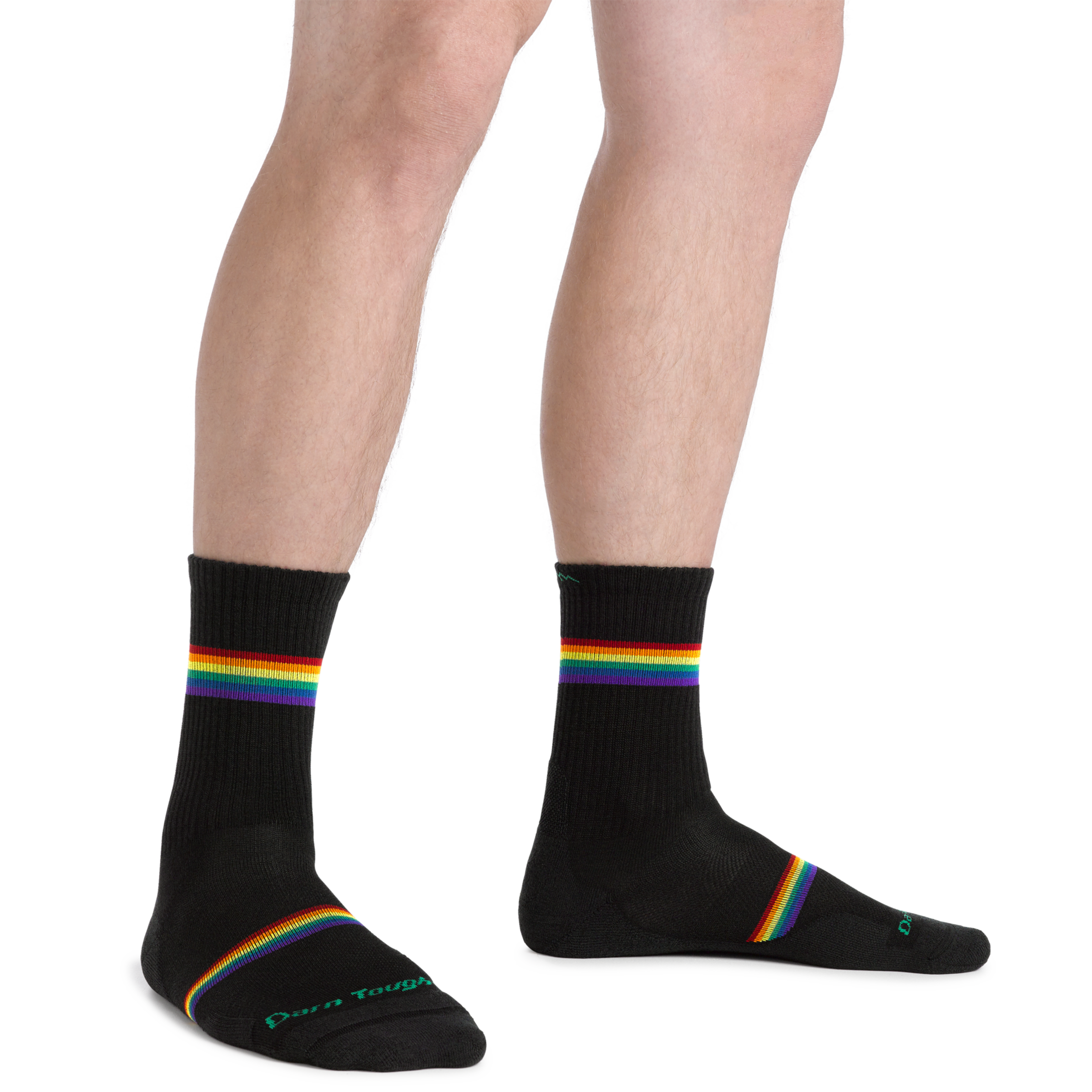 Darn Tough Socks Men's Prism Micro Crew Lightweight Running Socks - Image 4