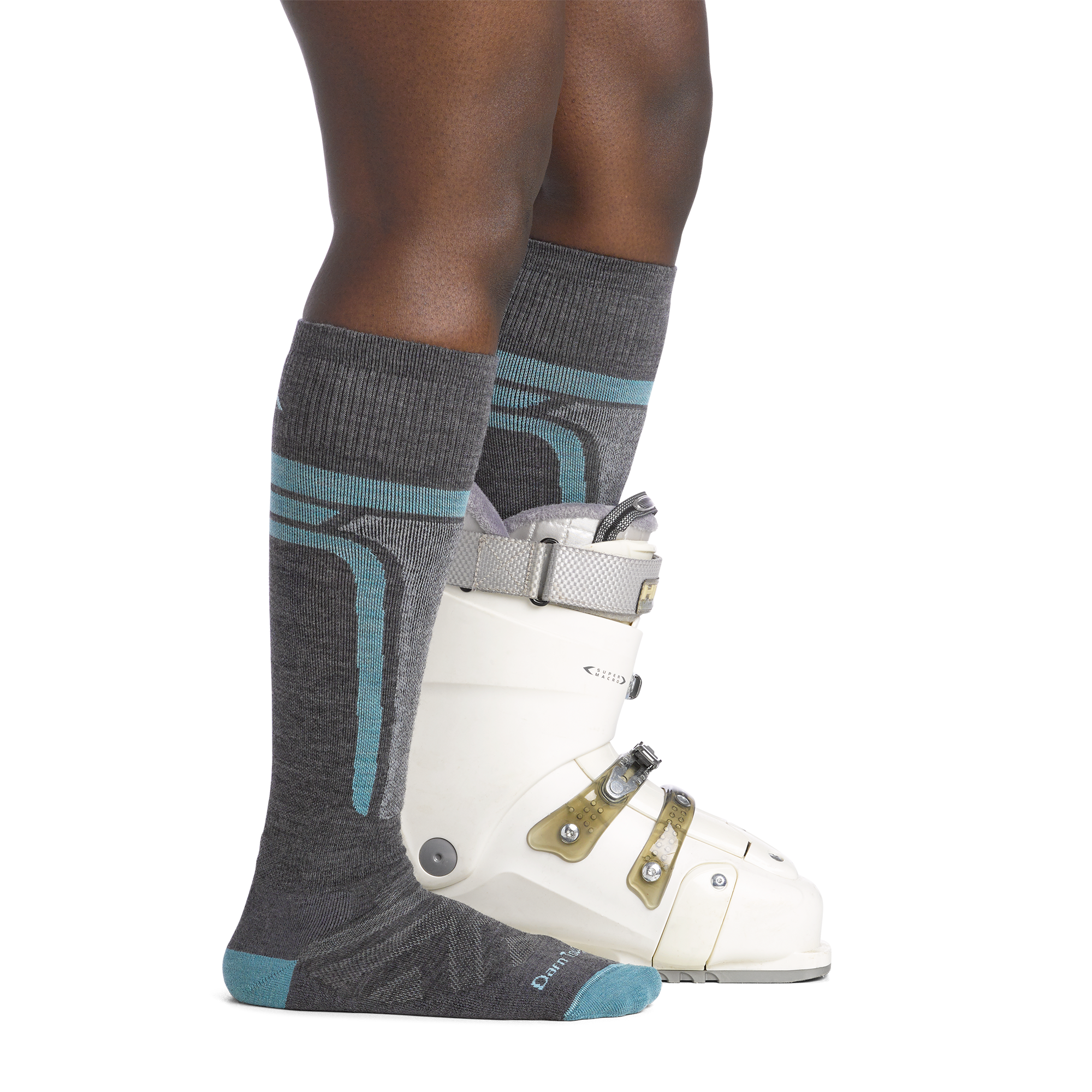 Darn Tough Socks Women's Edge Over-the-Calf Midweight Ski & Snowboard Socks - Image 4