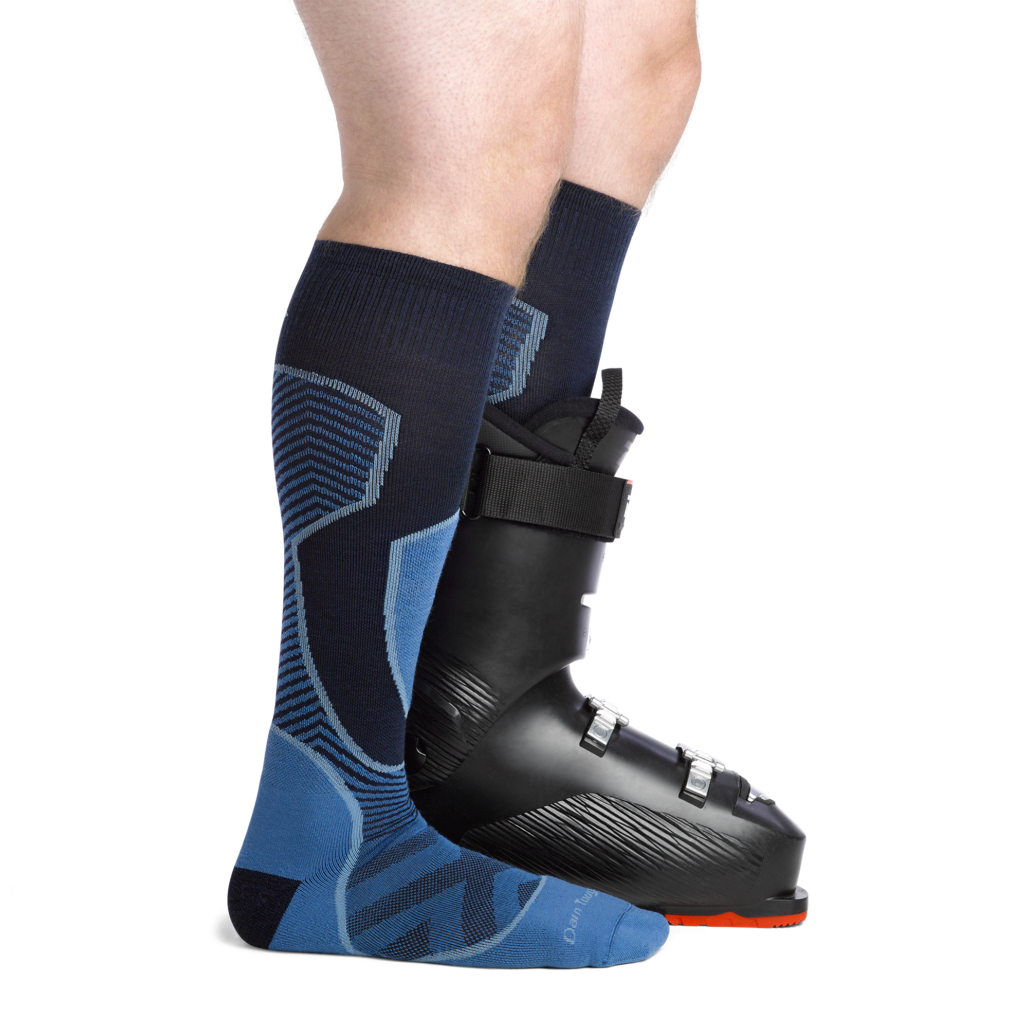 Darn Tough Socks Men's Outer Limits Over-the-Calf Lightweight Ski & Snowboard Socks - Image 5