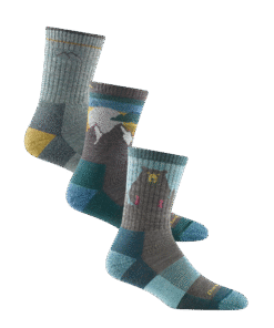 Darn Tough Socks Women's Hiker Micro Crew 3-Pack