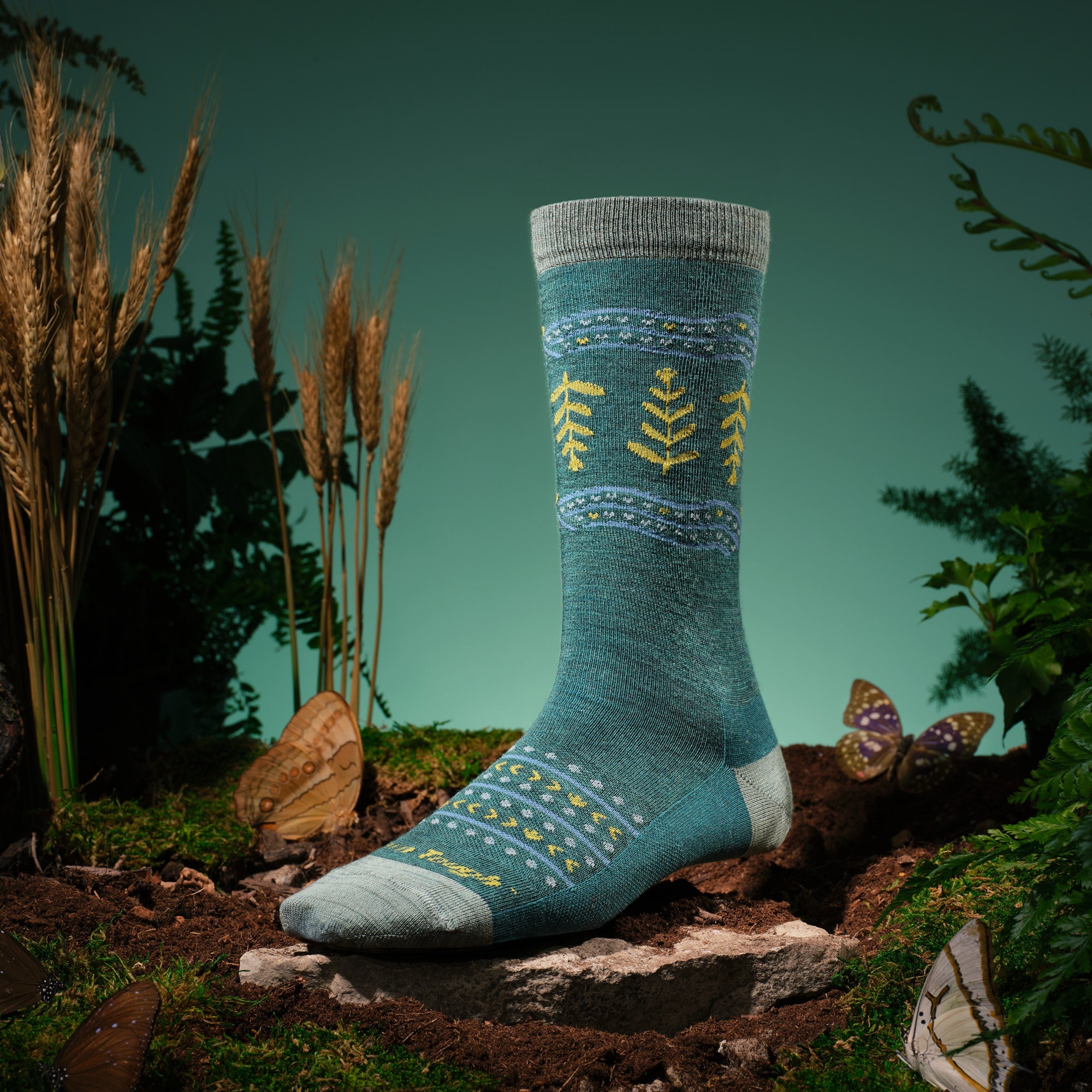 Darn Tough Socks Unisex Grain Or Shine Crew Lightweight Lifestyle Socks - Image 2