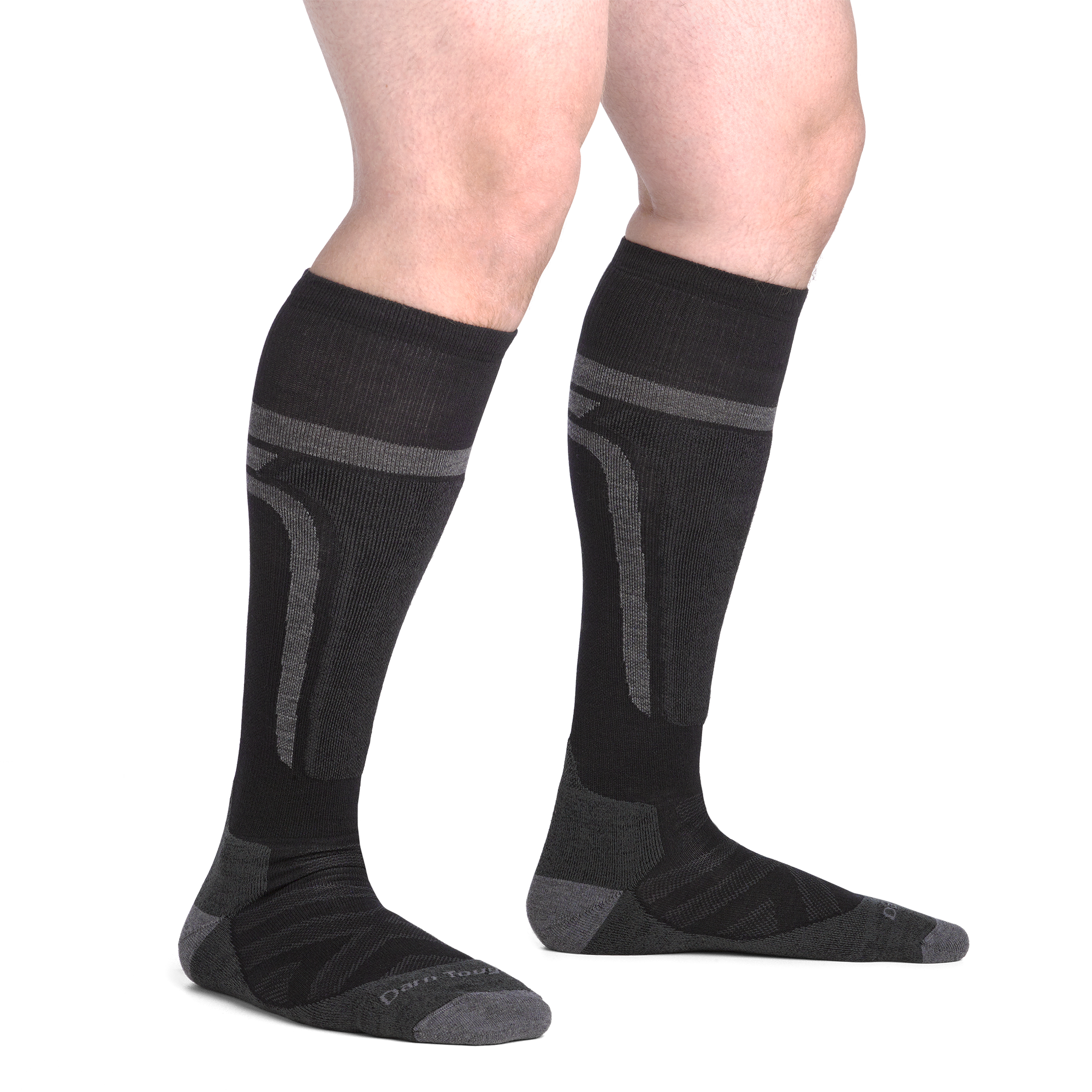 Darn Tough Socks Men's Edge Over-the-Calf Midweight Ski & Snowboard Socks - Image 4