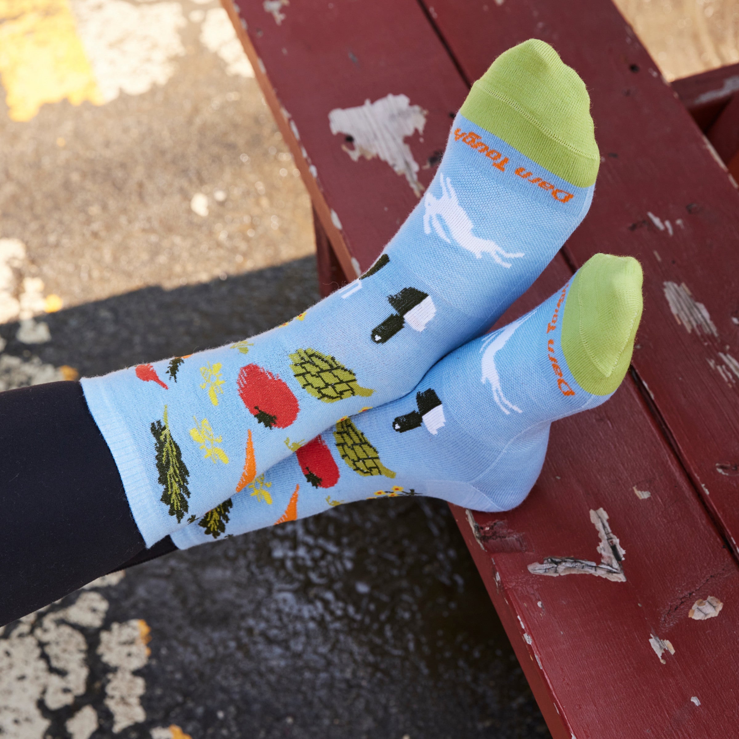Darn Tough Socks Women's Farmer's Market Crew Lightweight Lifestyle Socks - Image 7