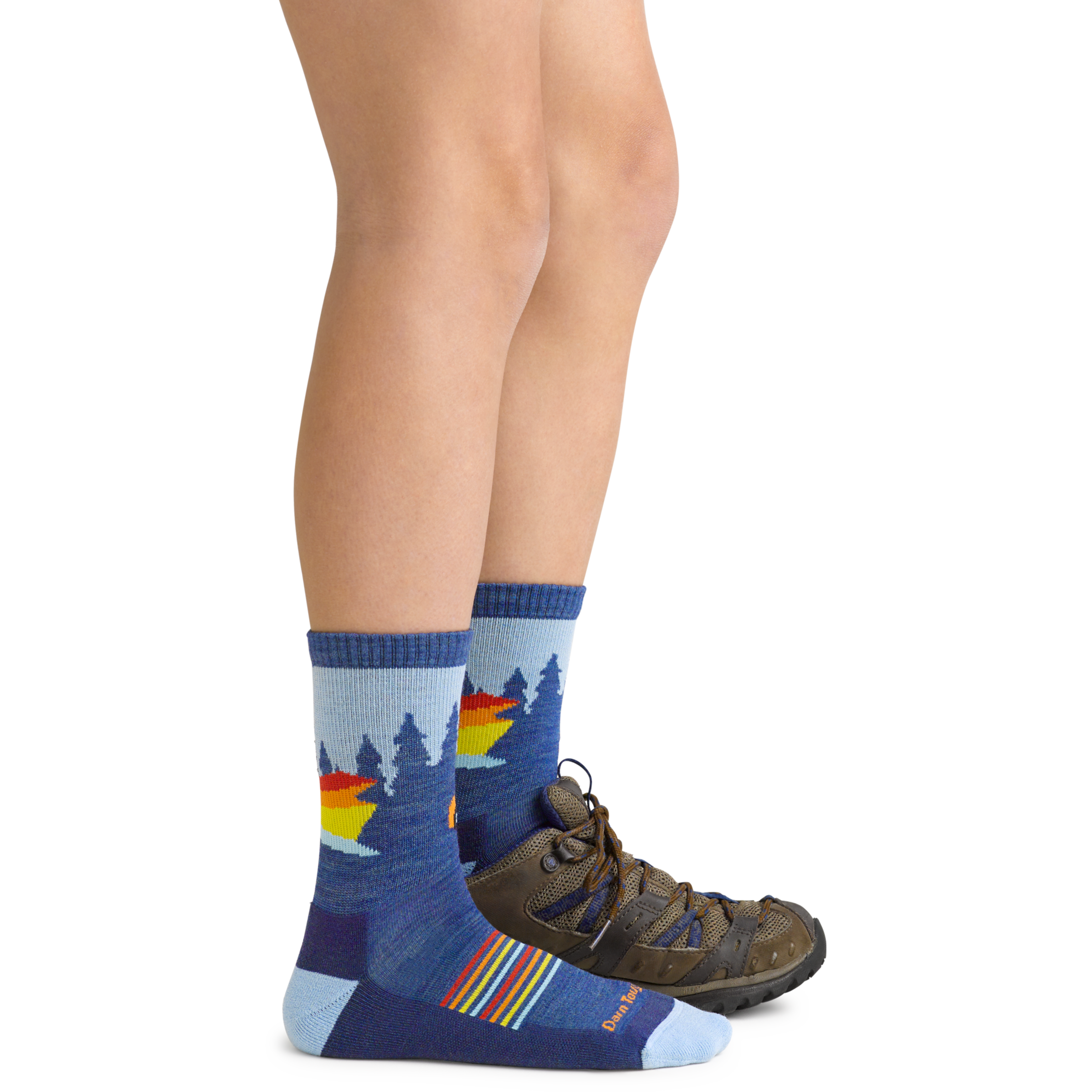 Darn Tough Socks Kids Van Wild Micro Crew Lightweight Hiking Socks - Image 3