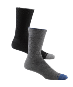 Darn Tough Socks Men's Solid Crew Lifestyle 2-Pack