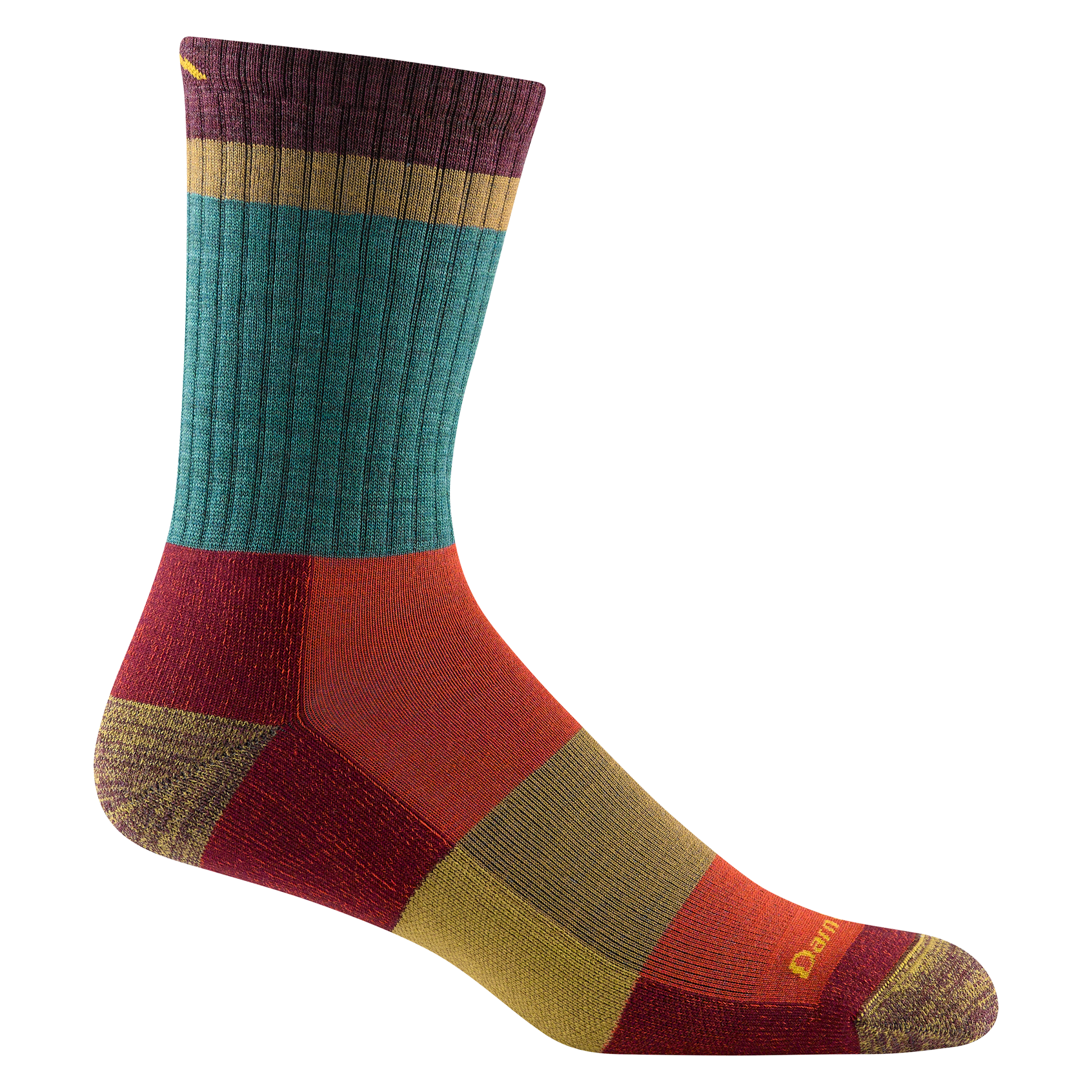 Darn Tough Socks Men's Heady Stripe Micro Crew Lightweight Hiking Socks - Image 4