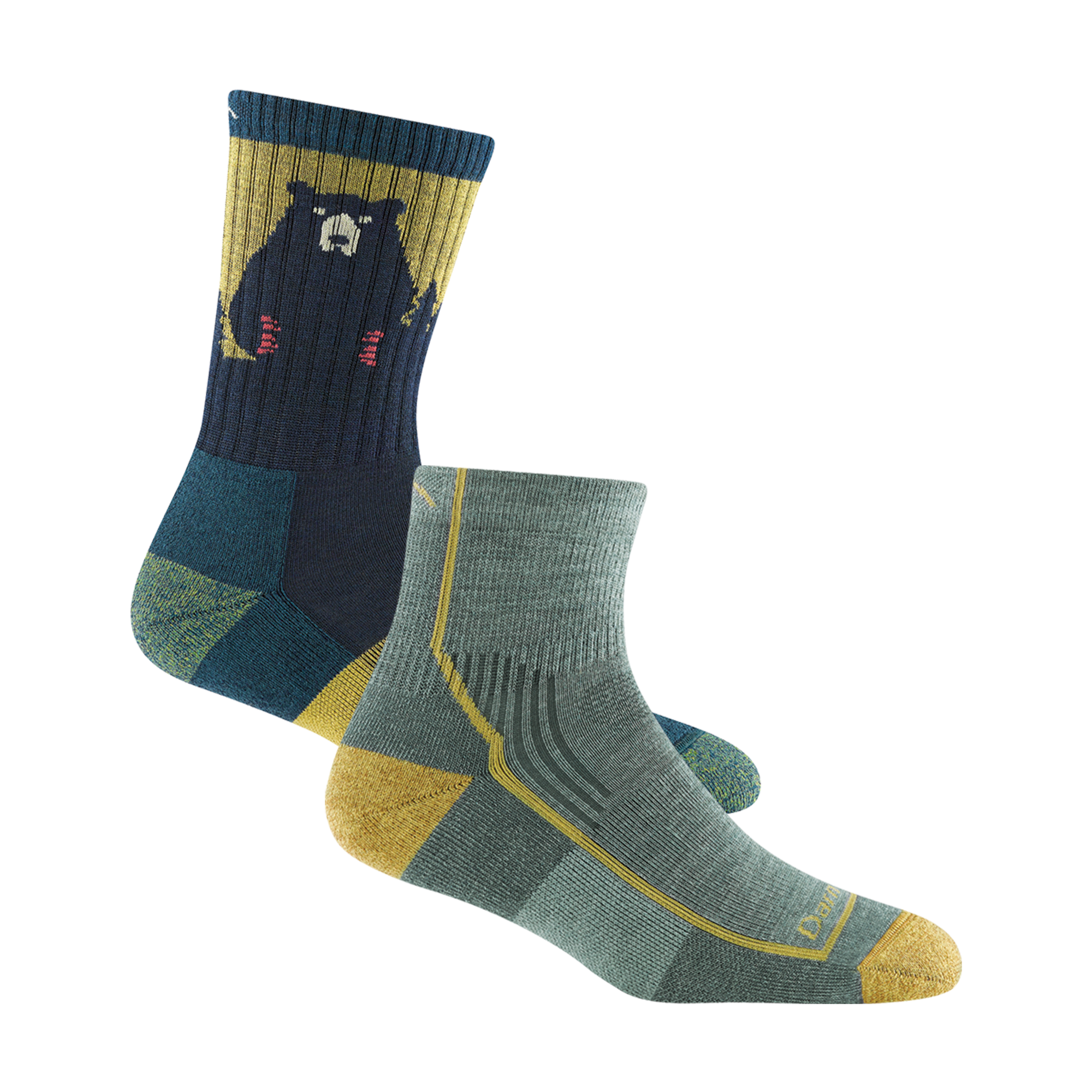 Darn Tough Socks Women's Bear Hiker Combo 2-Pack