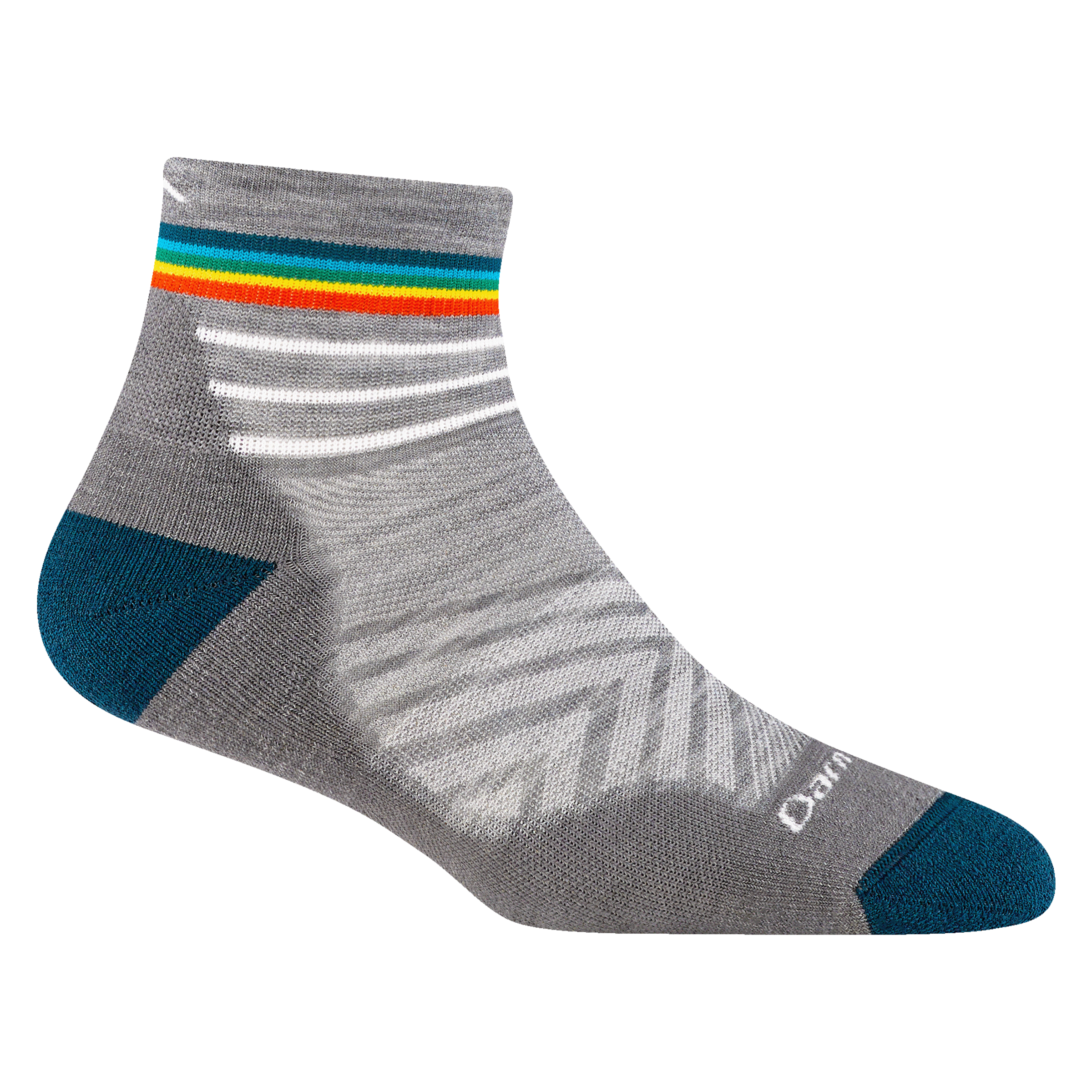 Darn Tough Socks Women's Run Quarter Cushioned Ultra-Lightweight Running Socks