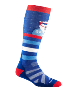 Darn Tough Socks Kids Polar Patroller Over-The-Calf Midweight Ski & Snowboard Sock-Last Chance