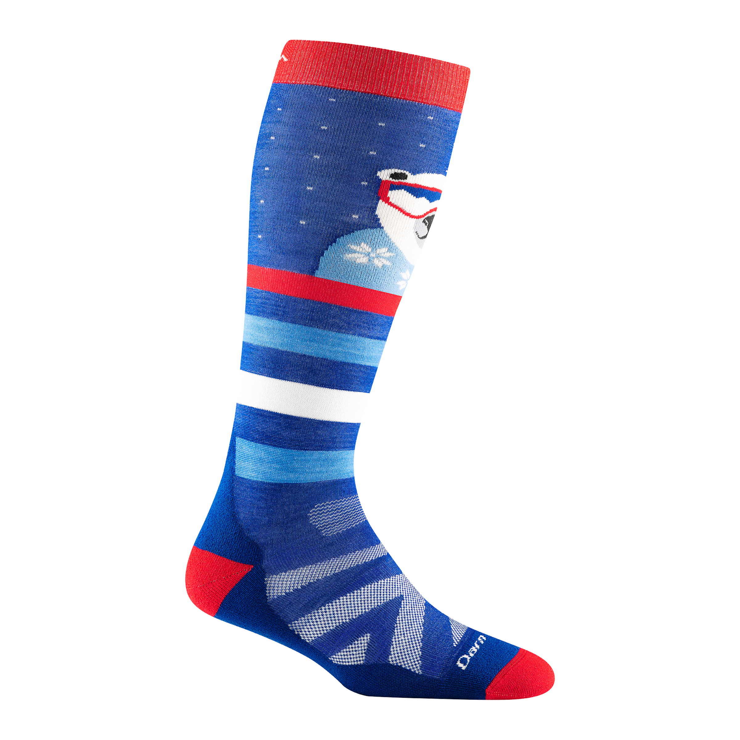 Darn Tough Socks Kids Polar Patroller Over-The-Calf Midweight Ski & Snowboard Sock-Last Chance