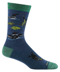 Darn Tough Socks Men's Diver Crew  Lightweight Lifestyle Sock-Last Chance