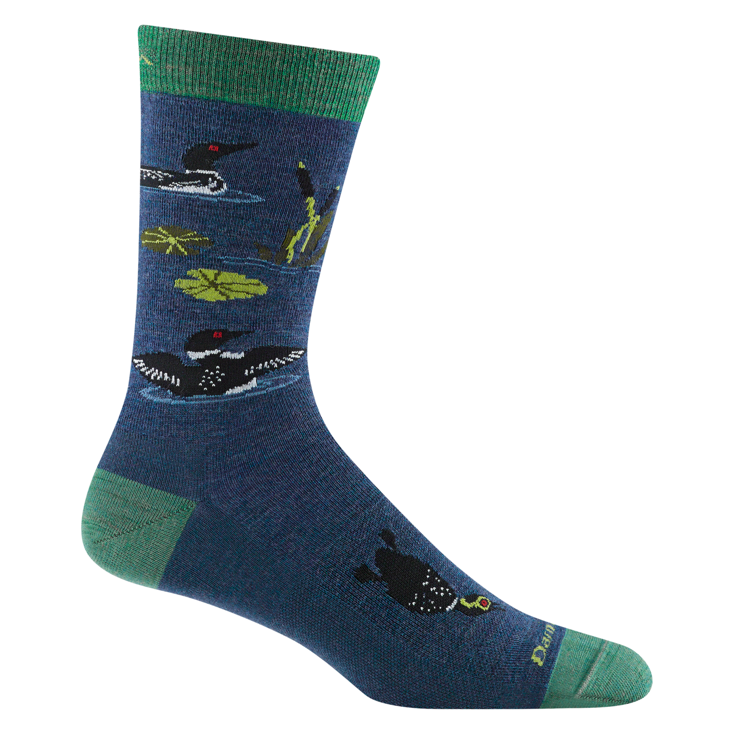 Darn Tough Socks Men's Diver Crew Lightweight Lifestyle Sock-Last Chance