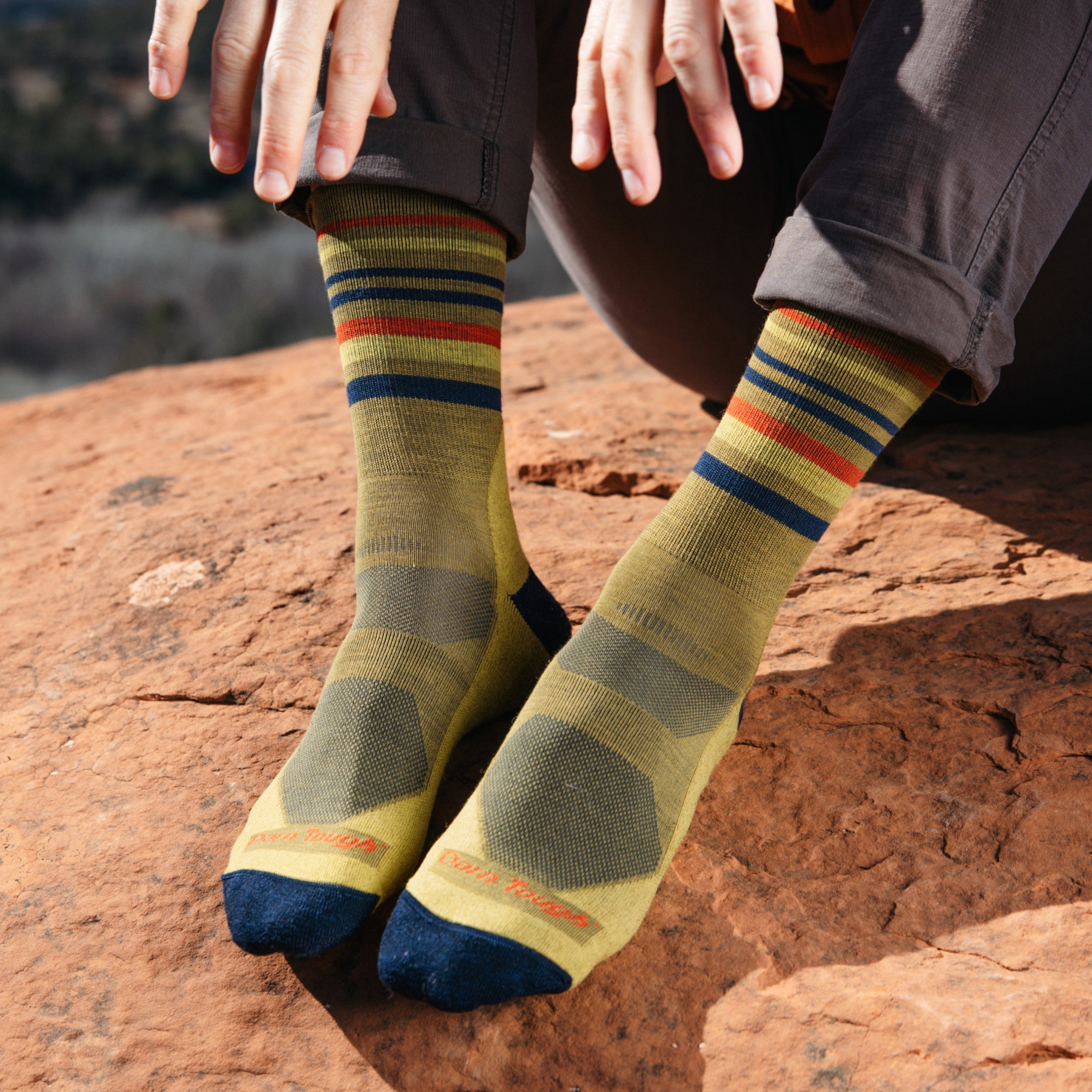 Darn Tough Socks Men's Fastpack Micro Crew Lightweight Hiking Socks - Image 3