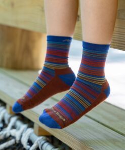 Alternative view of Darn Tough Socks Kids Zebra Canyon Micro Crew  Lightweight Hiking Sock-Last Chance