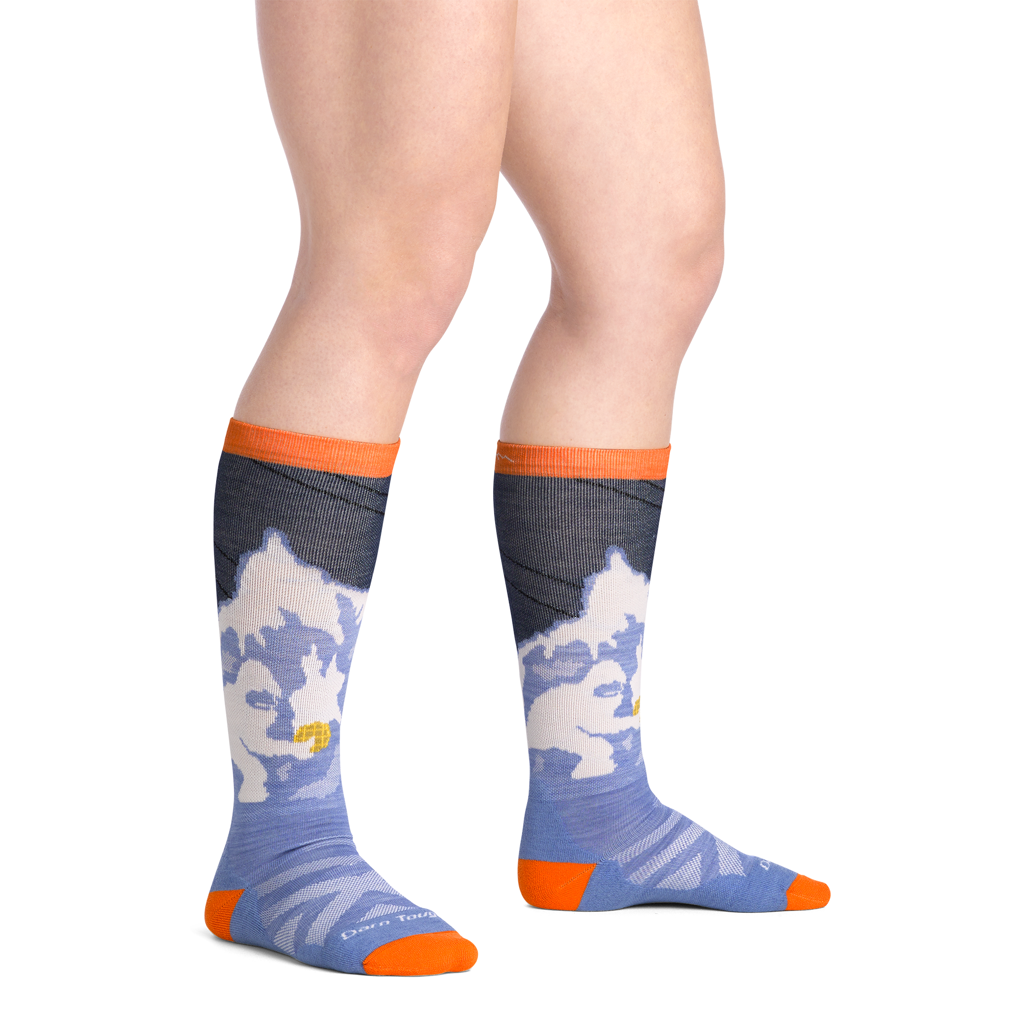 Darn Tough Socks Kids Little Yeti Over-the-Calf Midweight Ski & Snowboard Socks - Image 4