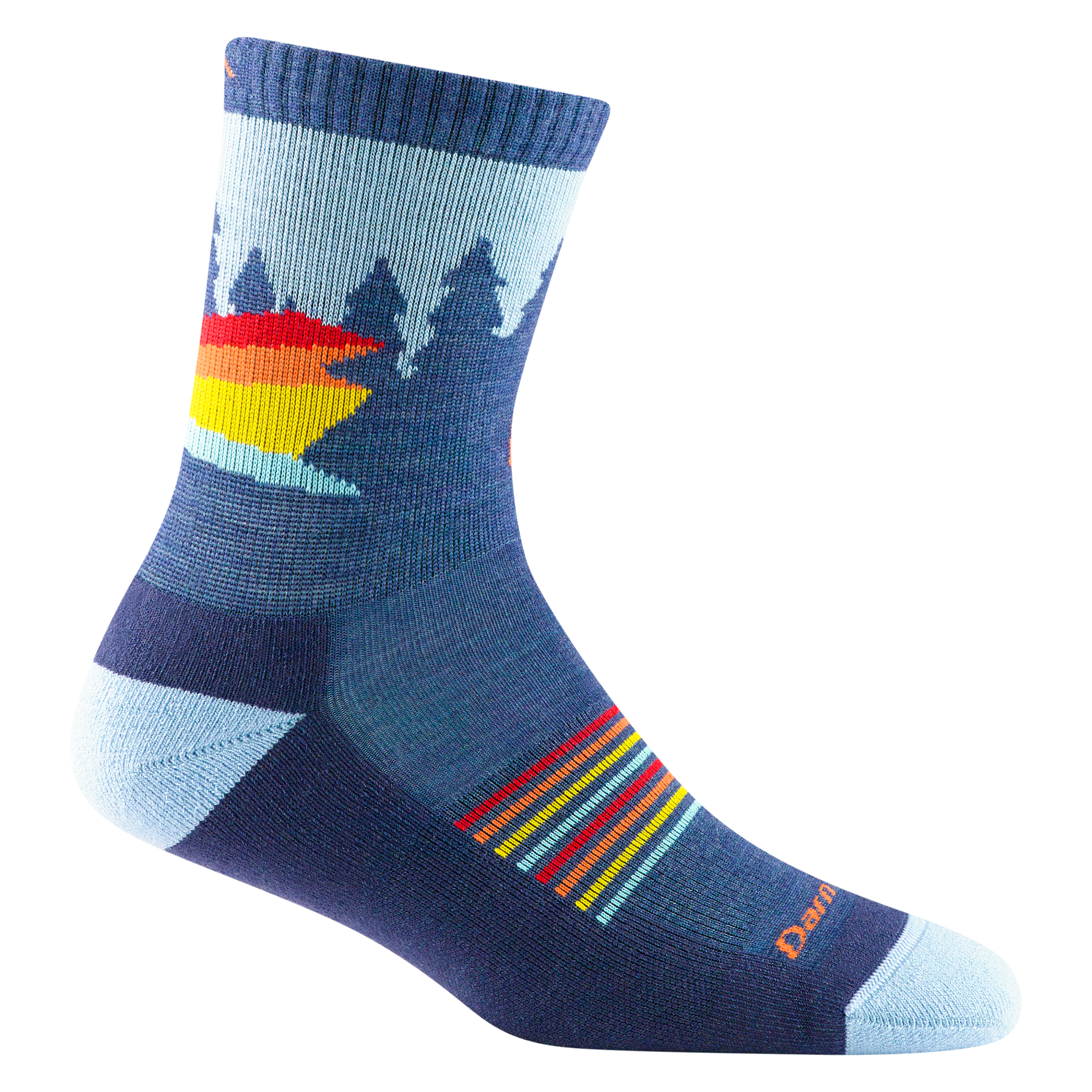 Darn Tough Socks Kids Van Wild Micro Crew Lightweight Hiking Socks - Image 5
