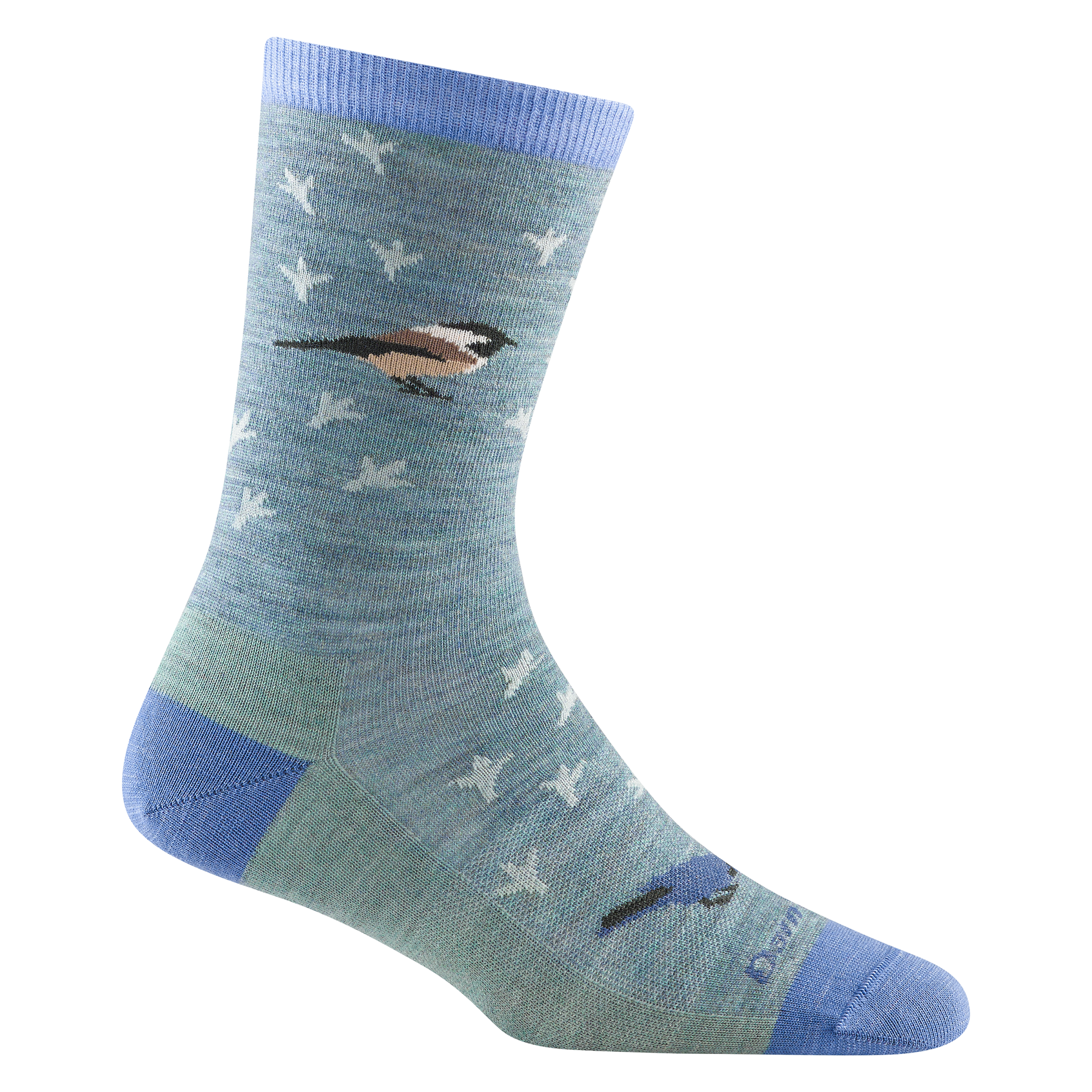 Darn Tough Socks Women's Twitterpated Crew Lightweight Lifestyle Sock-Last Chance - Image 3