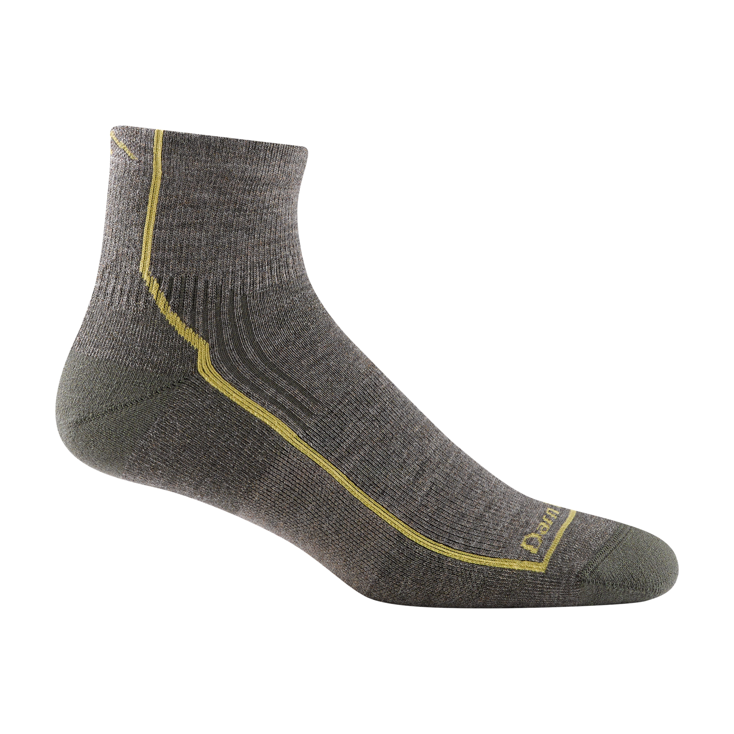 Darn Tough Socks Men's Hiker Quarter Midweight Hiking Socks - Image 2