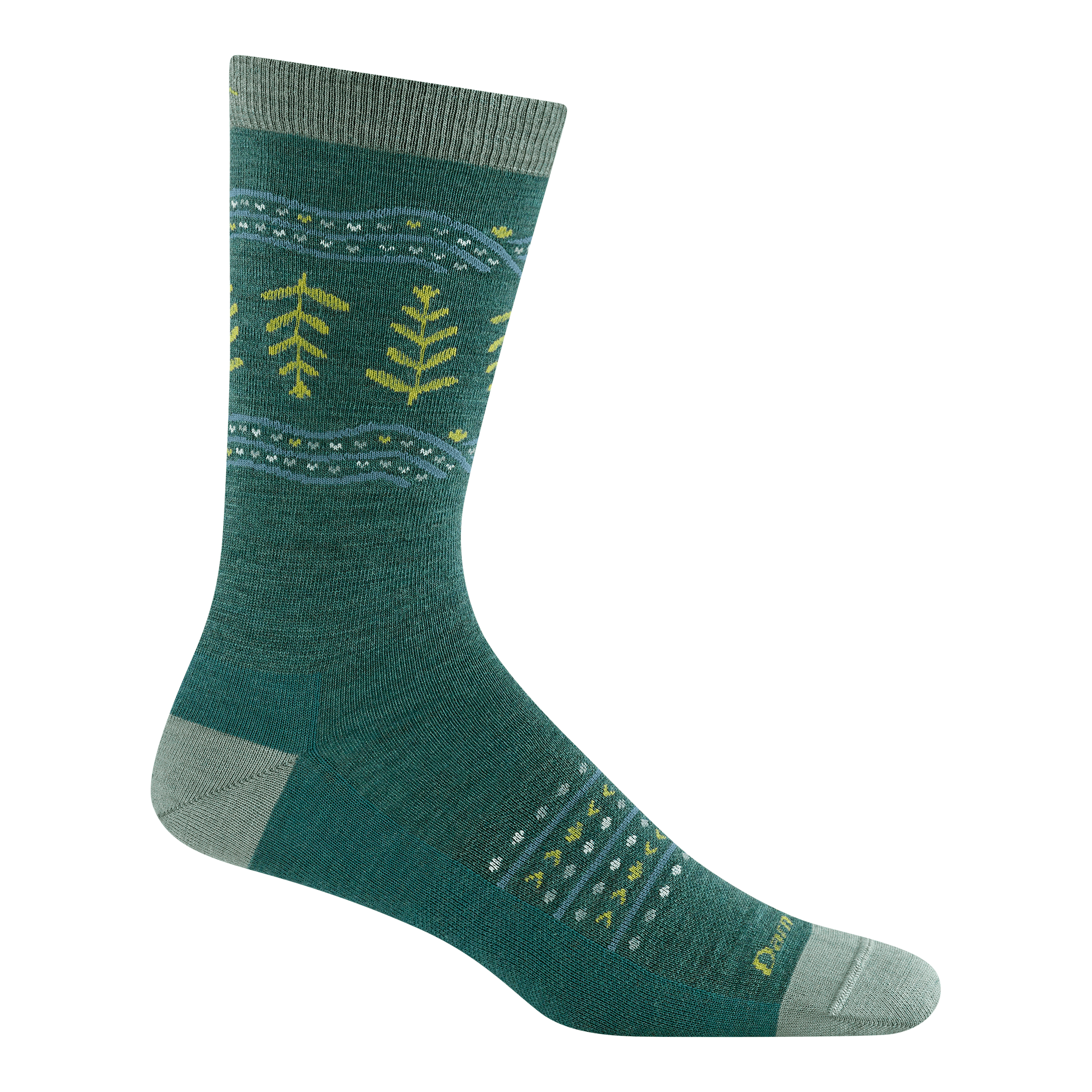 Darn Tough Socks Unisex Grain Or Shine Crew Lightweight Lifestyle Socks