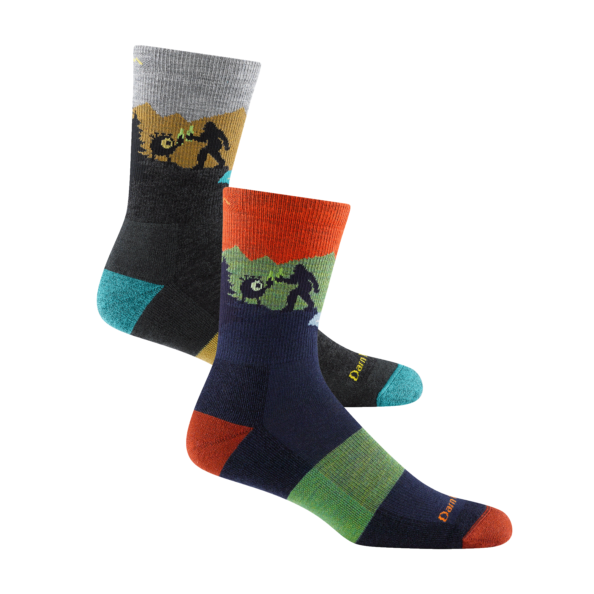 Darn Tough Socks Men’s Close Encounter Micro Crew Hiking 2-Pack - Image 3