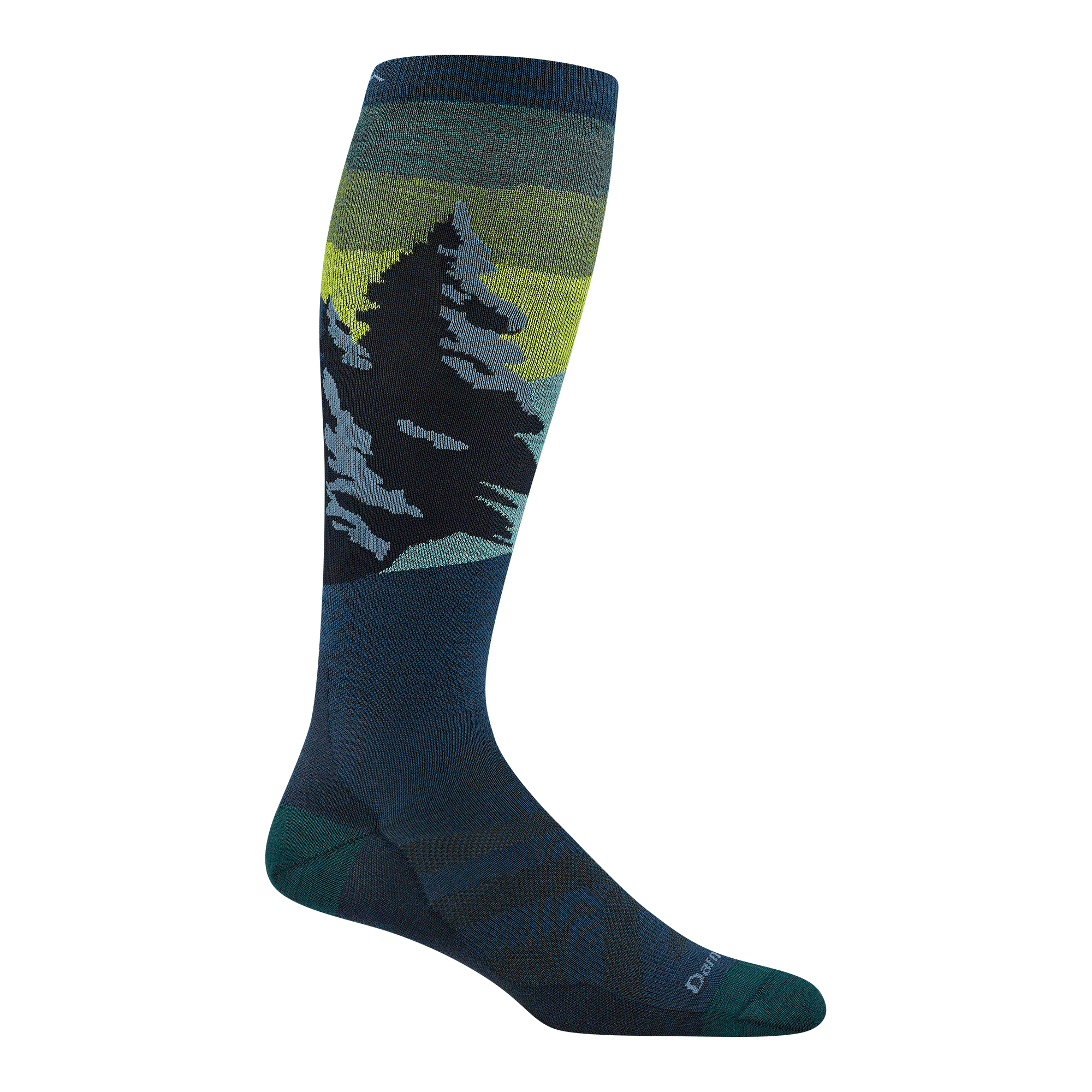 Darn Tough Socks Men's Solstice Over-the-Calf Lightweight Ski & Snowboard Socks - Image 2