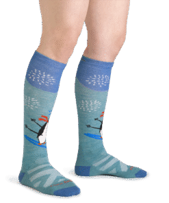 Alternative view of Darn Tough Socks Women's Penguin Peak Over-The-Calf  Midweight Ski & Snowboard Sock-Last Chance